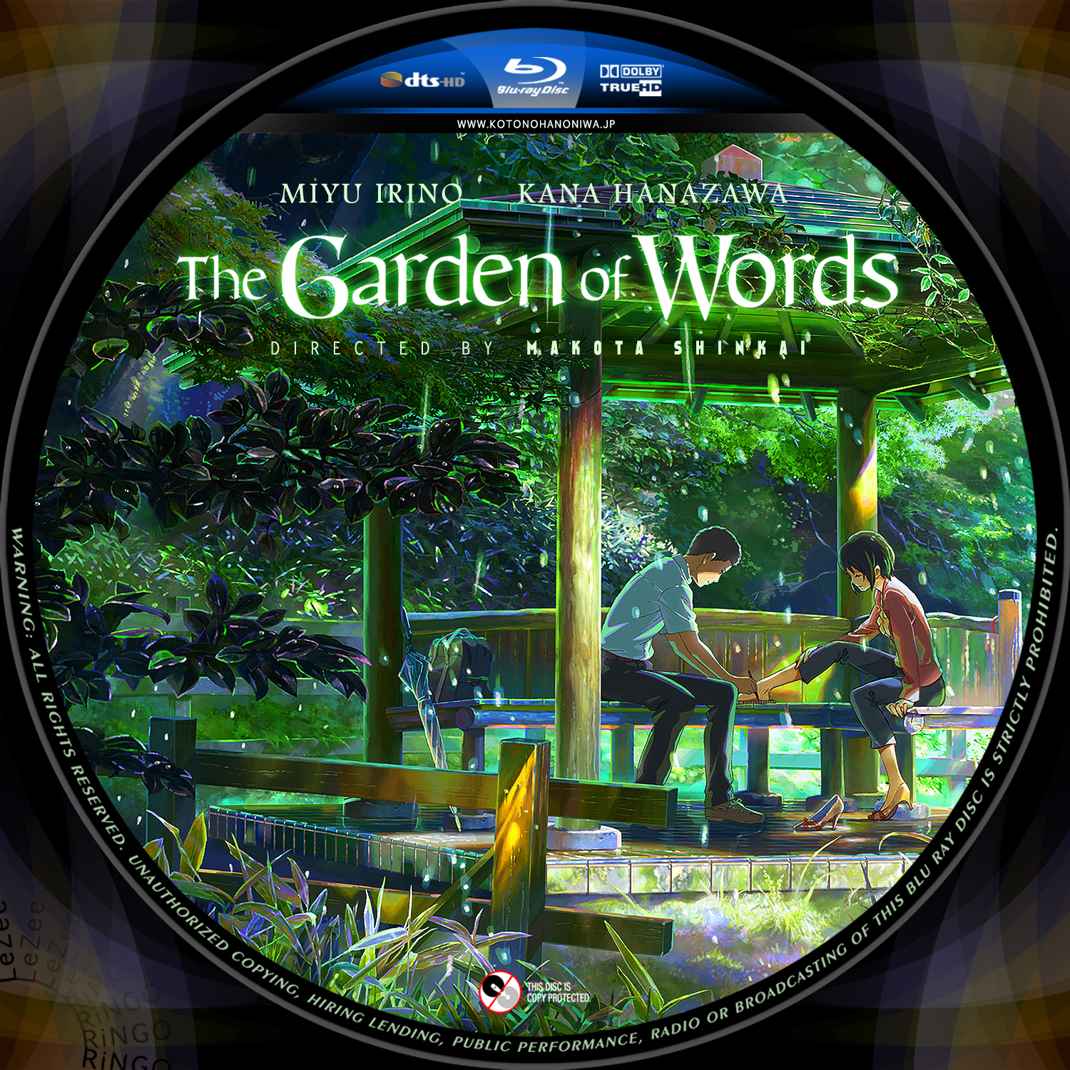 Covers Box Sk The Garden Of Words High Quality Dvd Blueray