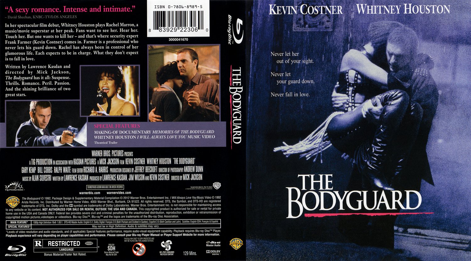COVERS.BOX.SK ::: The Bodyguard [1992] - high quality DVD / Blueray / Movie