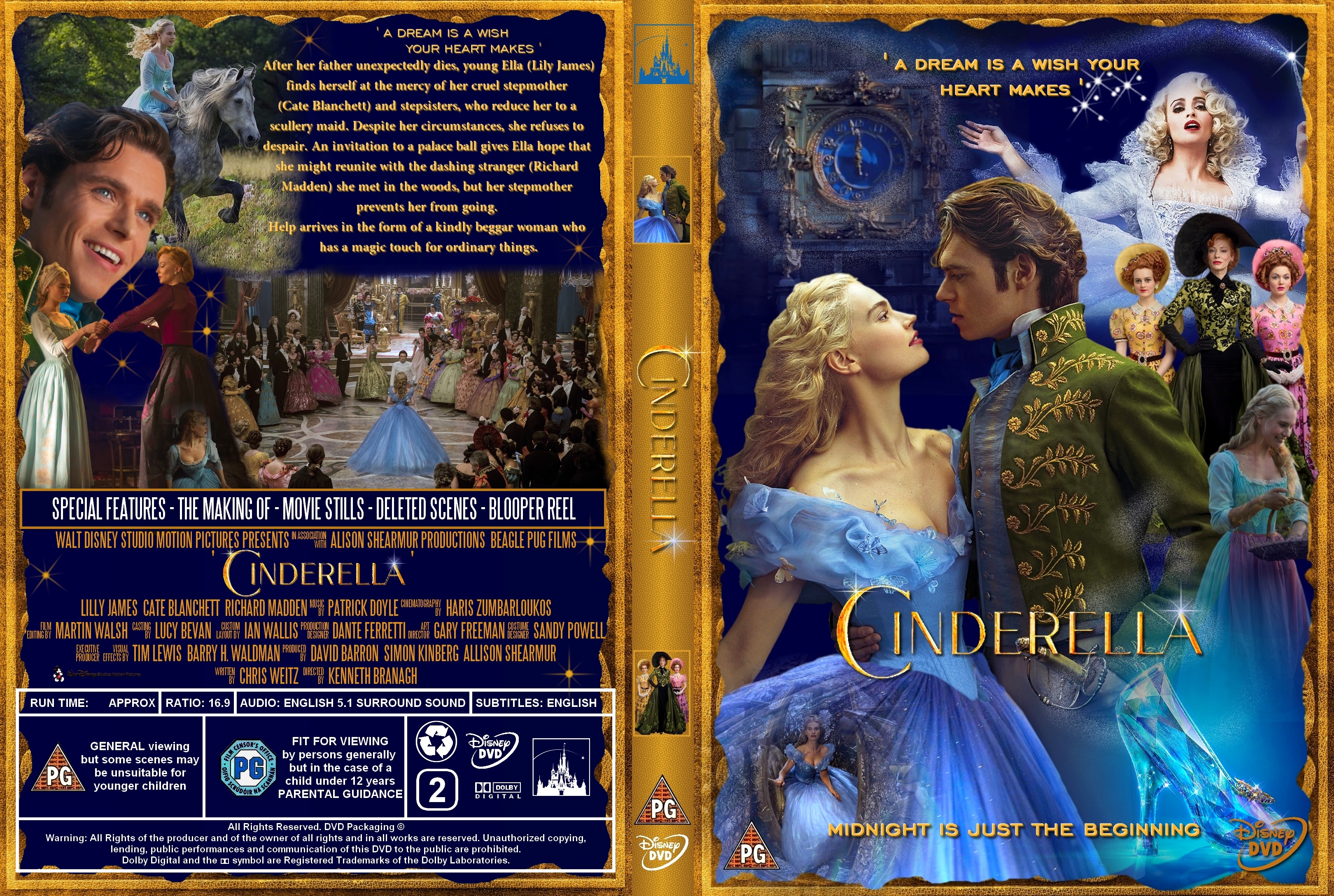 cap Hobart vaccinatie COVERS.BOX.SK ::: cinderella (2015) - high quality DVD / Blueray / Movie