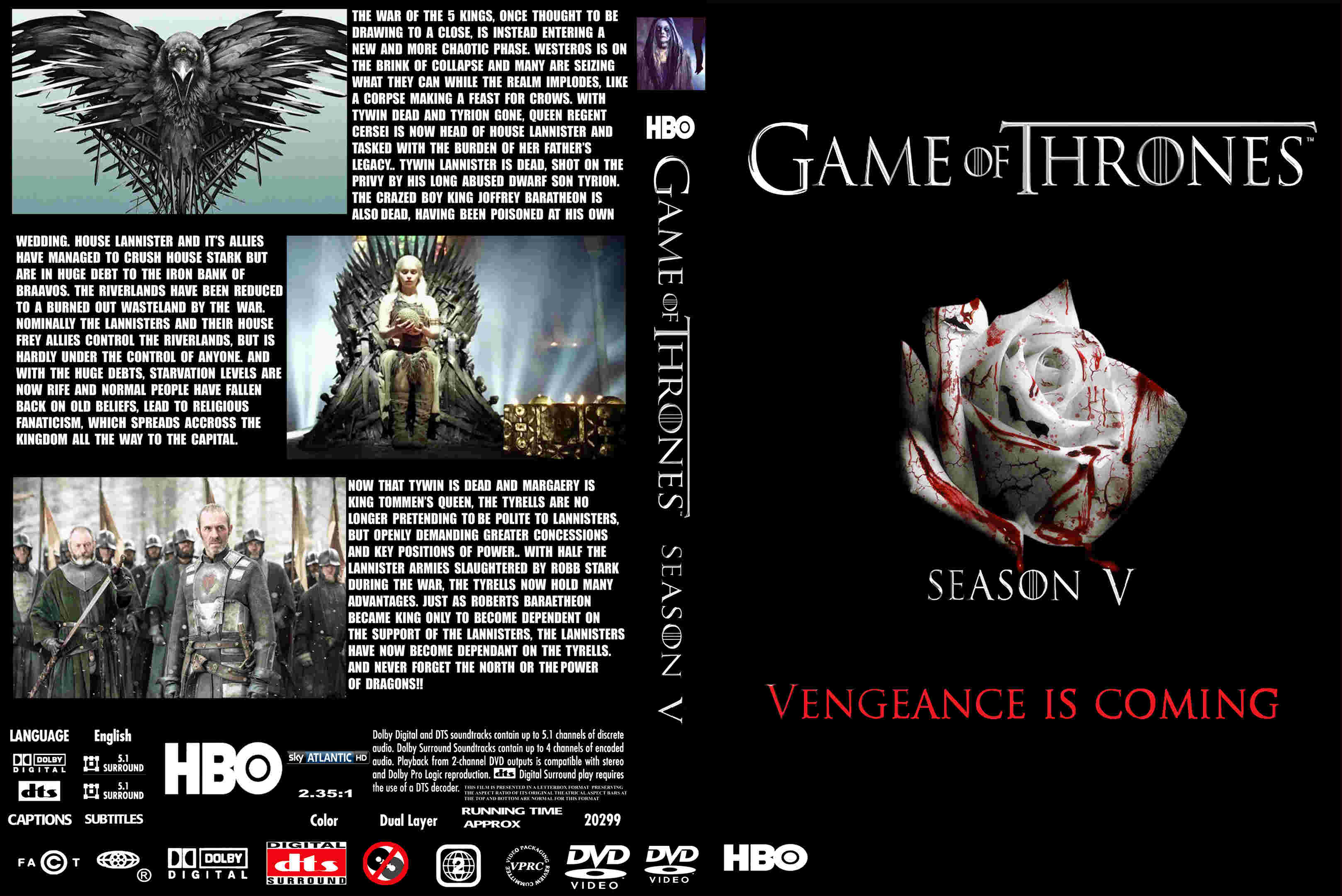 COVERS.BOX.SK ::: game of season 5 (2015) - high quality DVD / Blueray / Movie