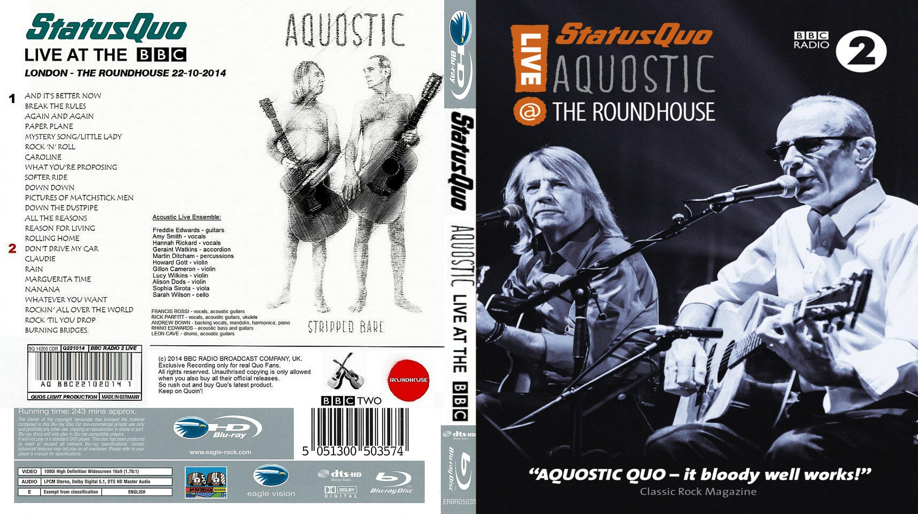 COVERS.BOX.SK ::: Status Quo - Aquostic! Live at the Roundhouse