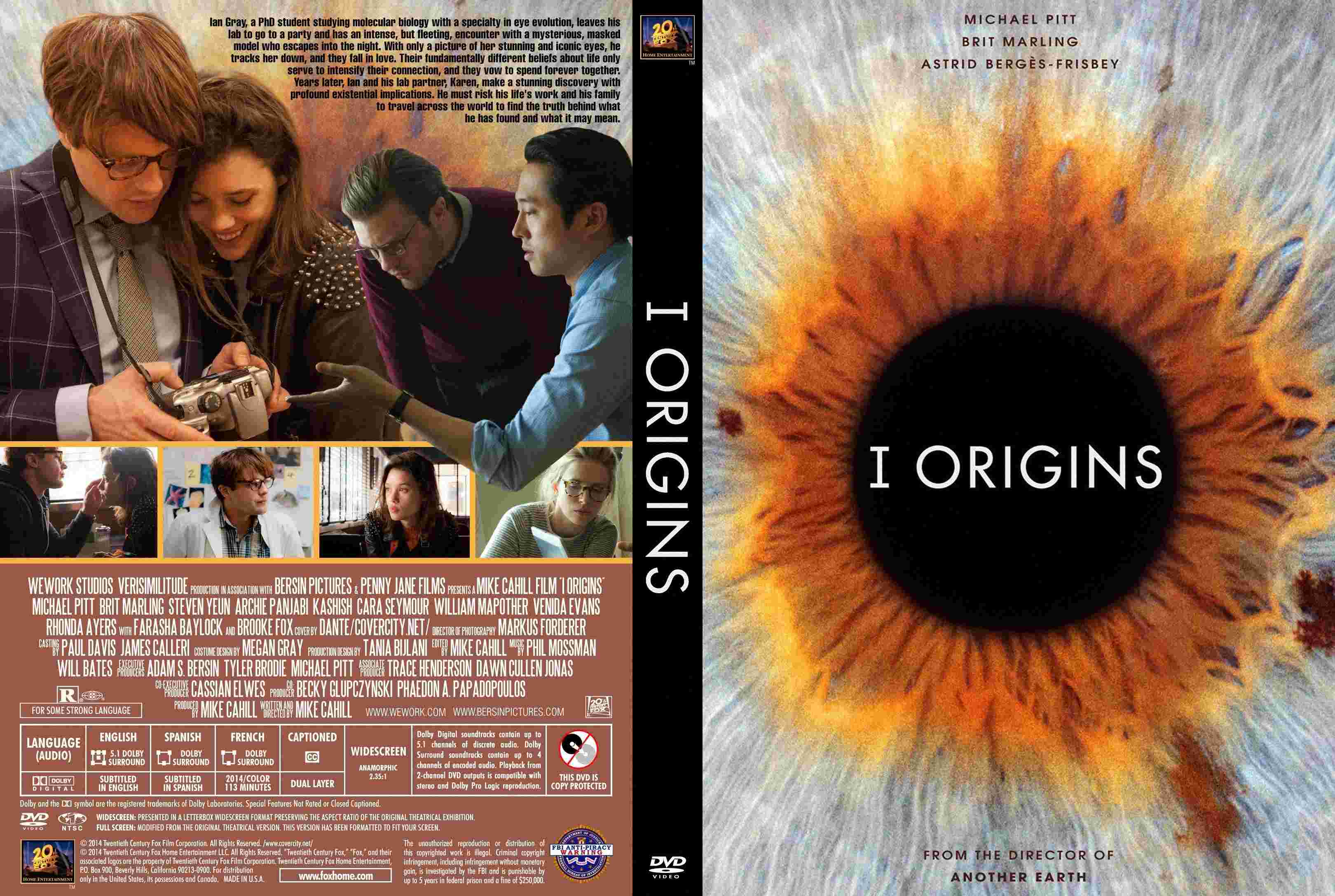 I Origins (2014) - front.