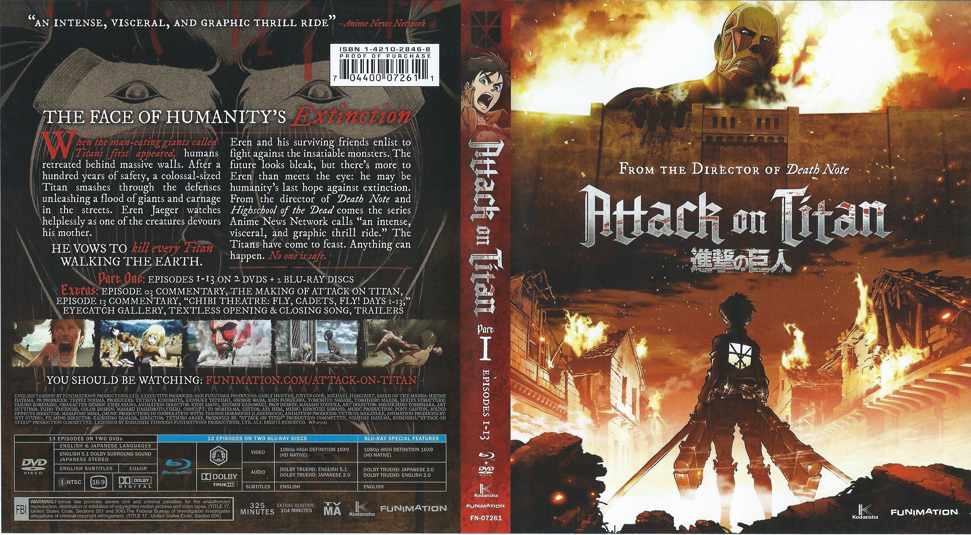 Covers Box Sk Attack On Titan Part I High Quality Dvd Blueray Movie