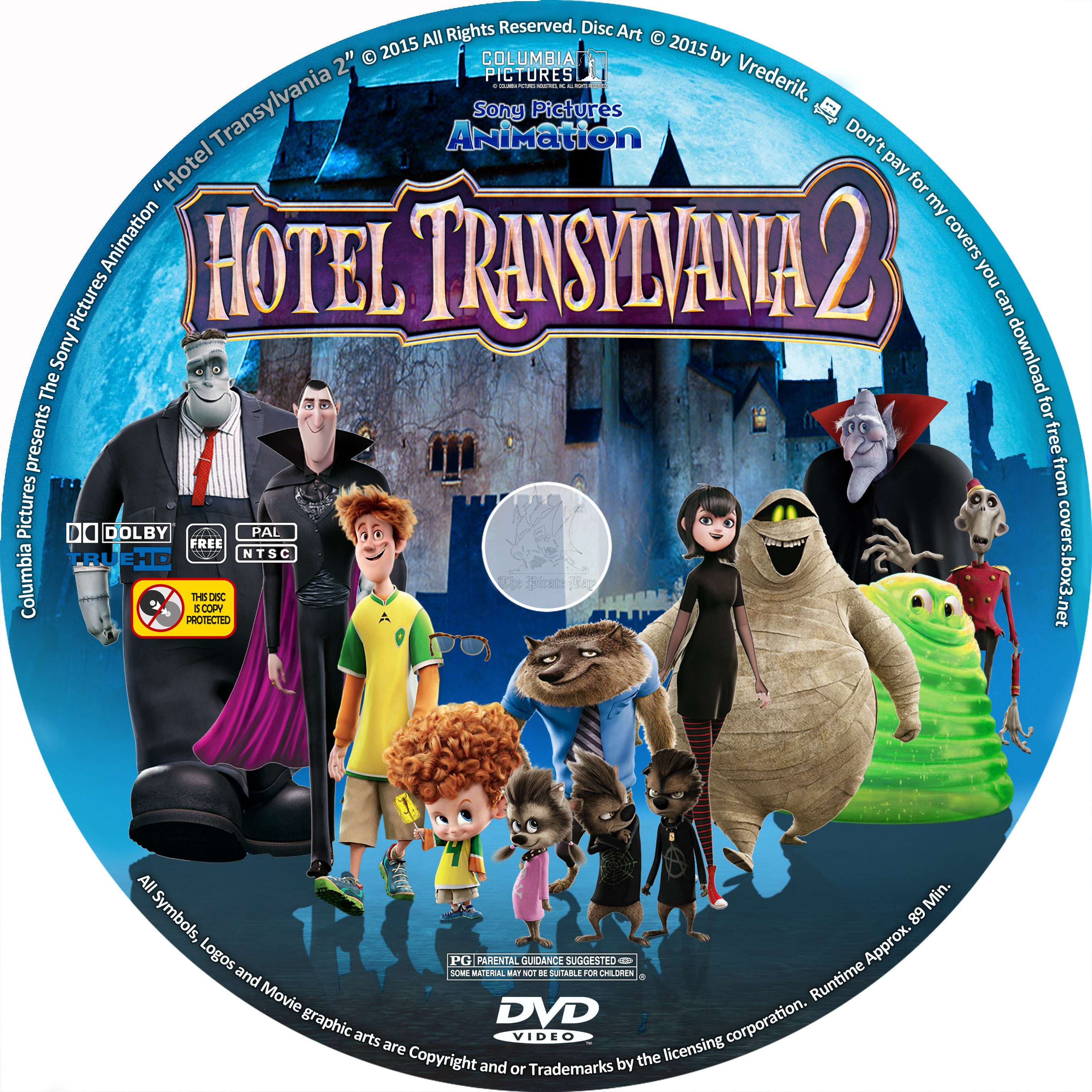COVERS.BOX.SK ::: Hotel Transylvania 2 (2015) Blu-ray/3D & DVD ...