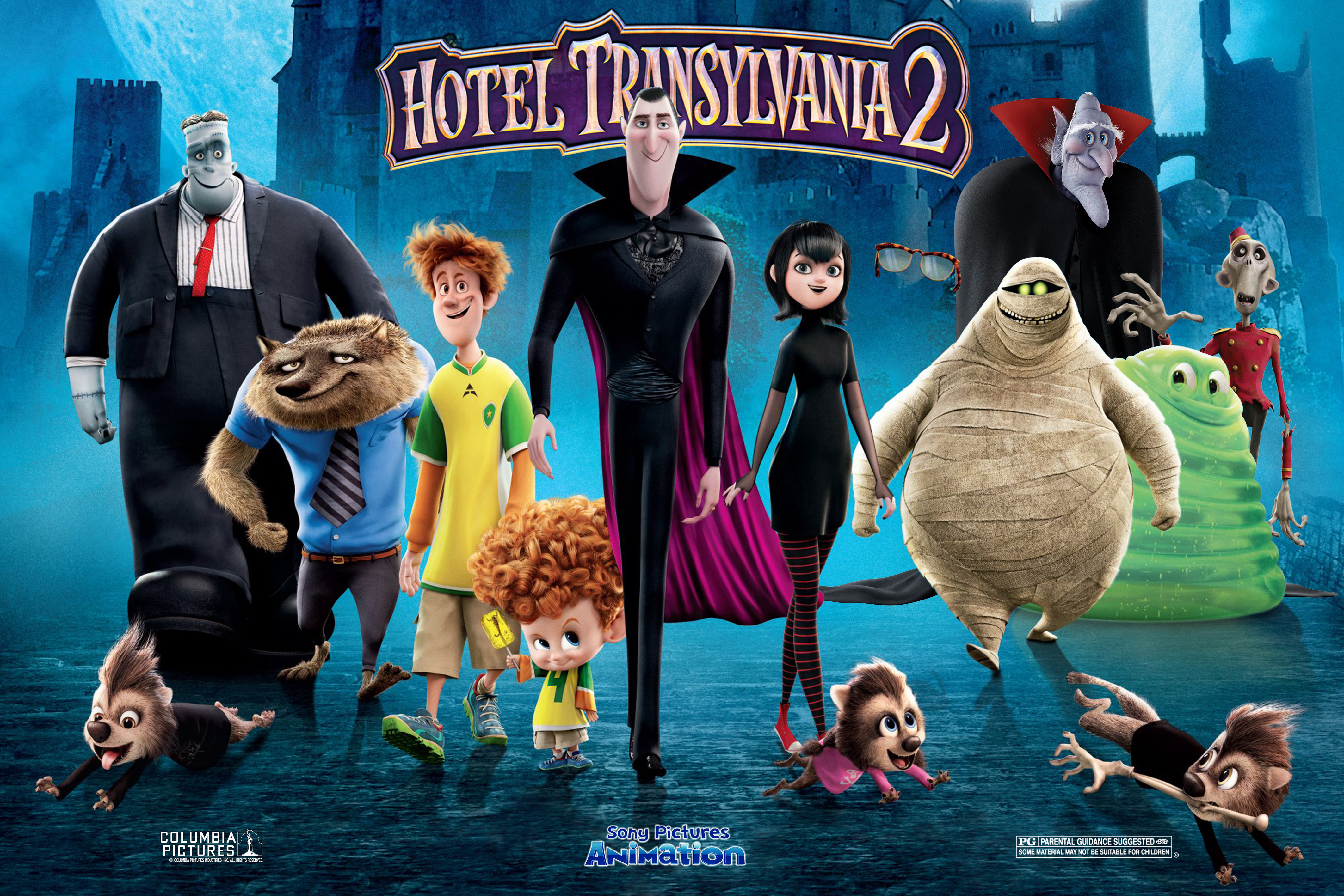 Hotel Transylvania 2 (2015) Blu-ray/3D & DVD + Wallpaper - inline.