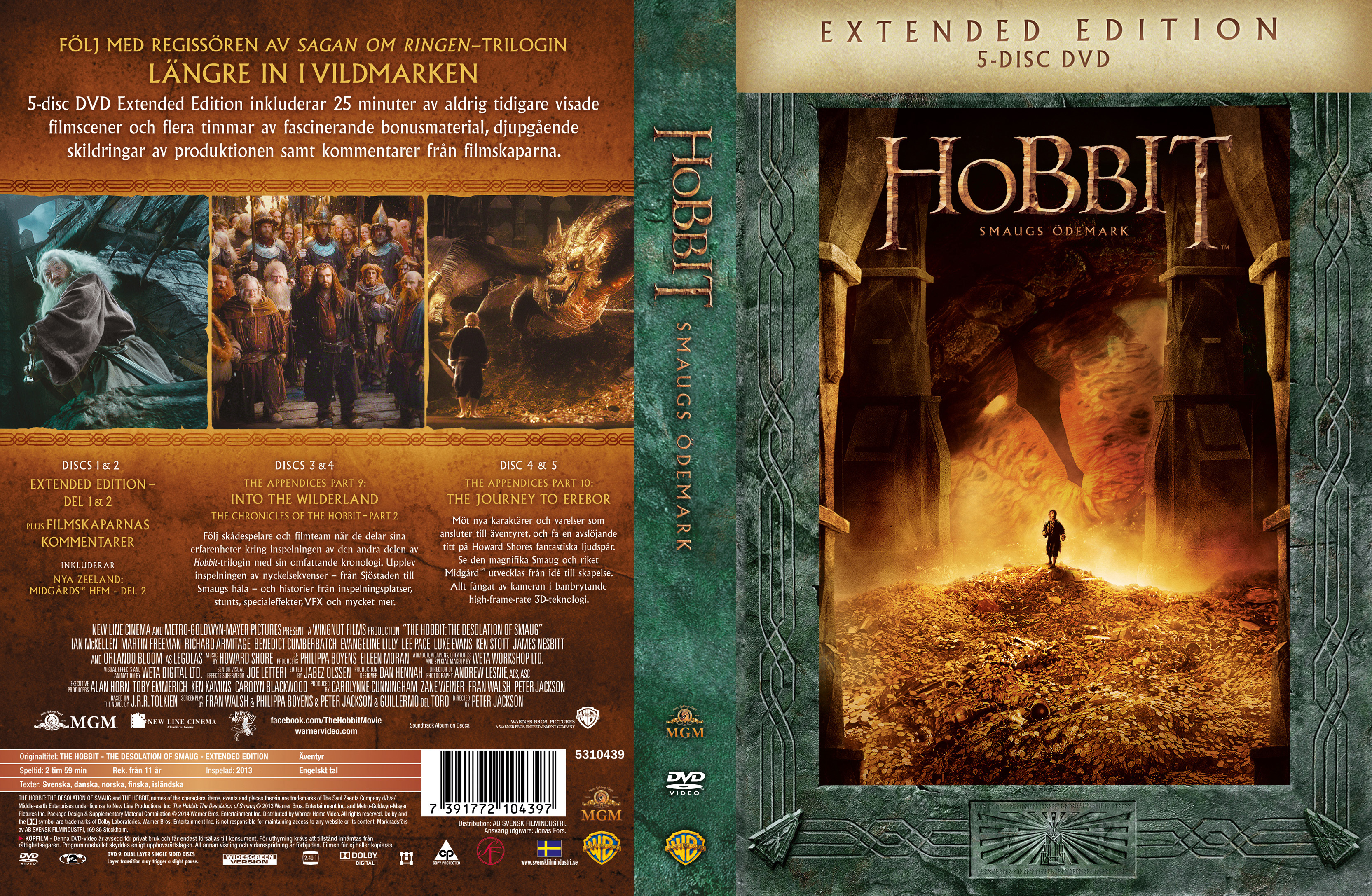 COVERS.BOX.SK ::: The Hobbit: The Desolation of Smaug - Extended 