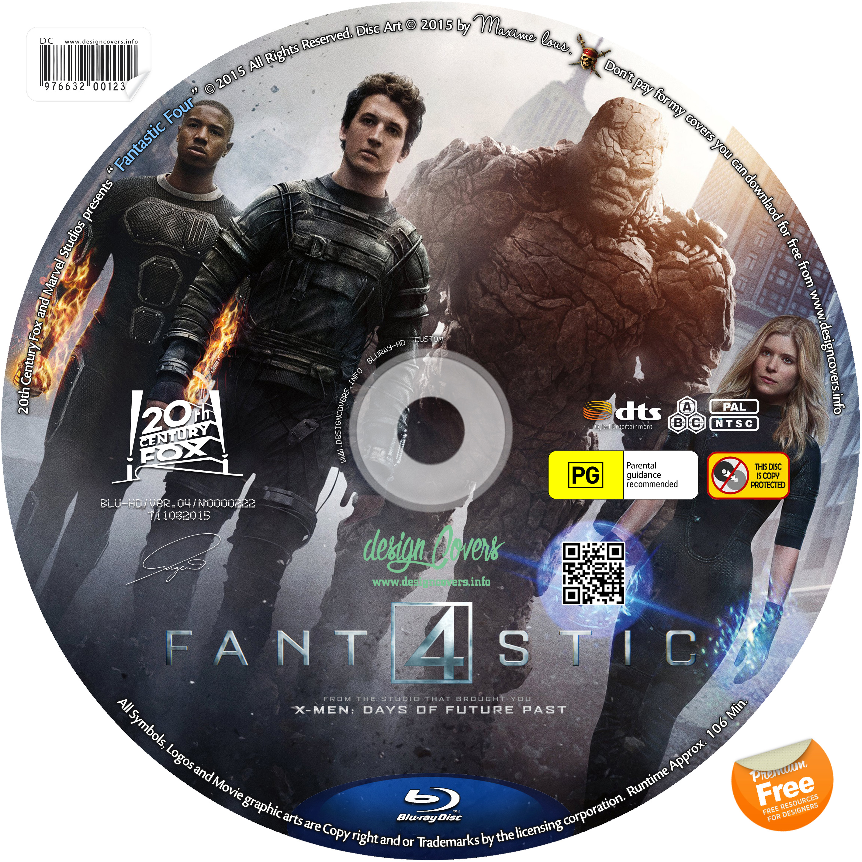 Coversboxsk Fantastic Four 2015 Blu Ray3d4k Dvd