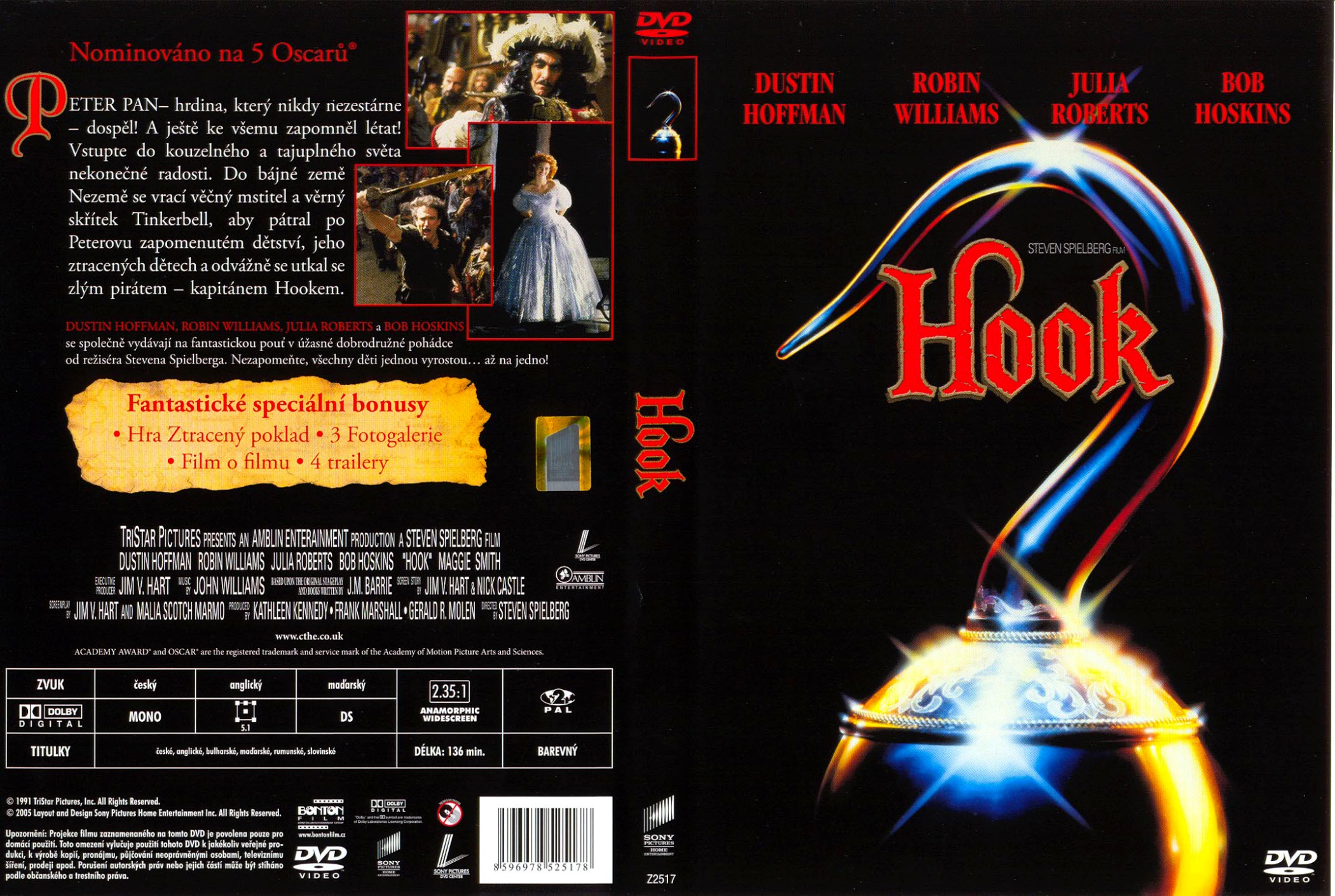 COVERS.BOX.SK ::: Hook (1991) - high quality DVD / Blueray / Movie