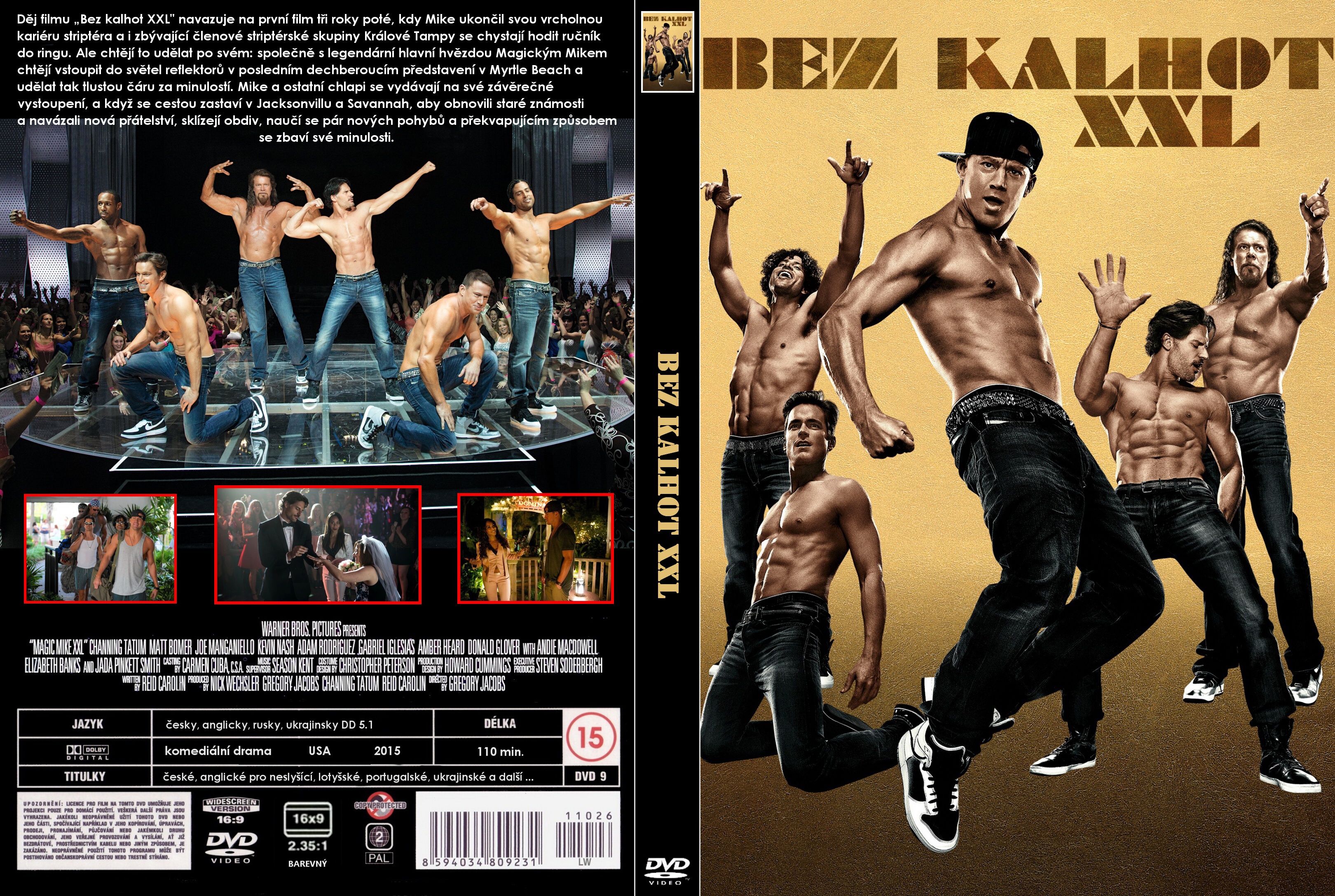 Magic Mike XXL (2015) - front back.