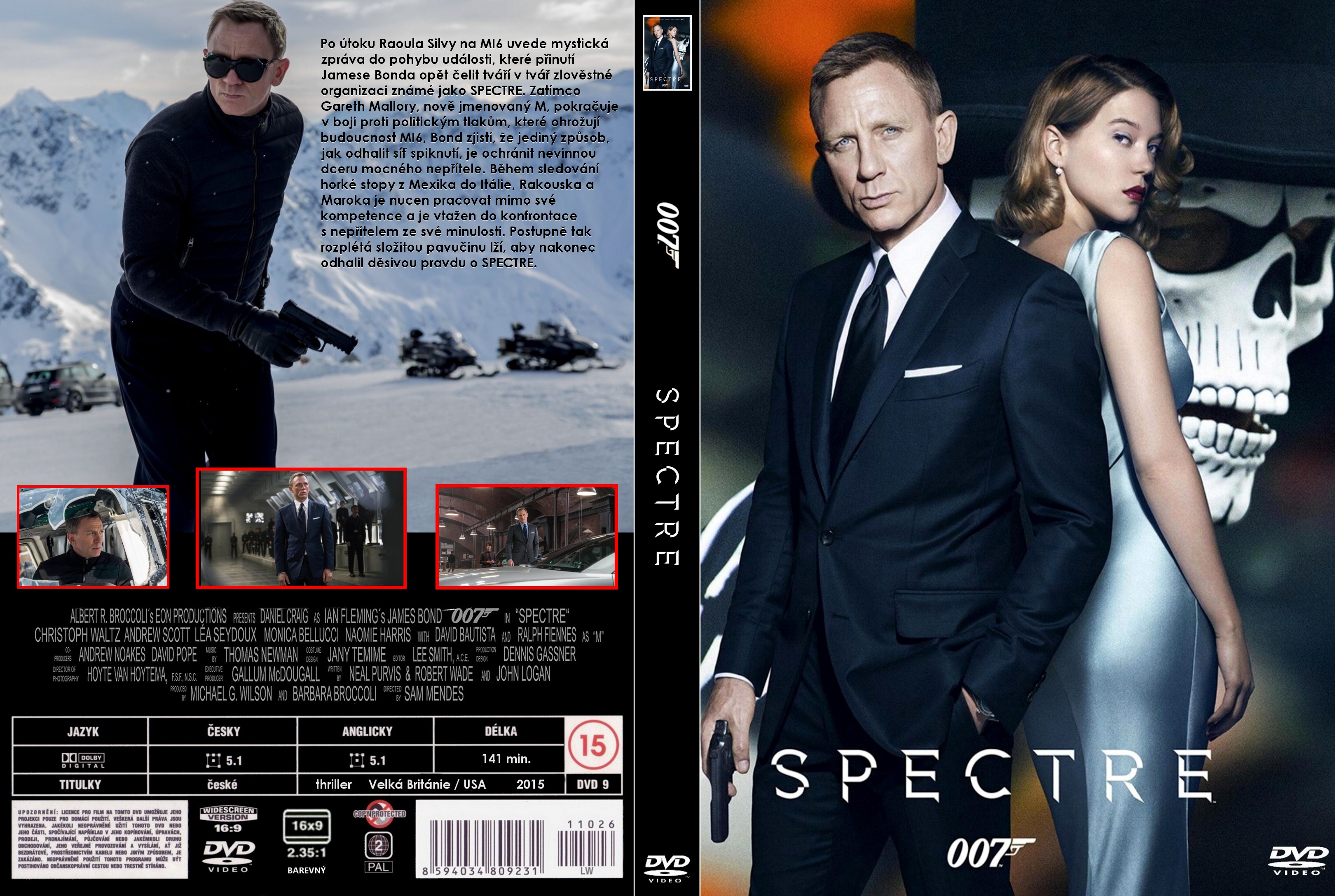 Spectre (2015) - front back.