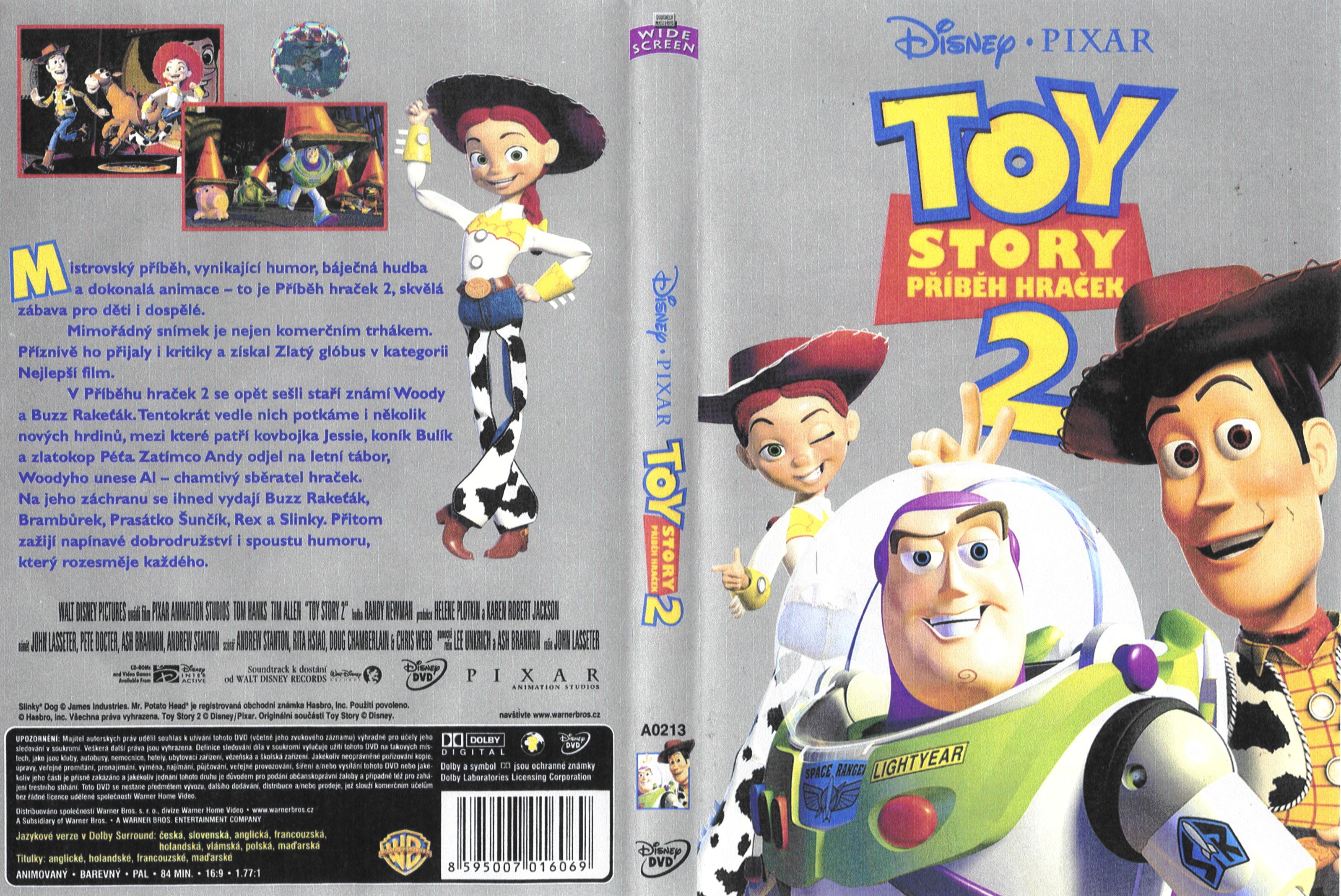 Covers Box Sk Toy Story 2 1999 High Quality Dvd.