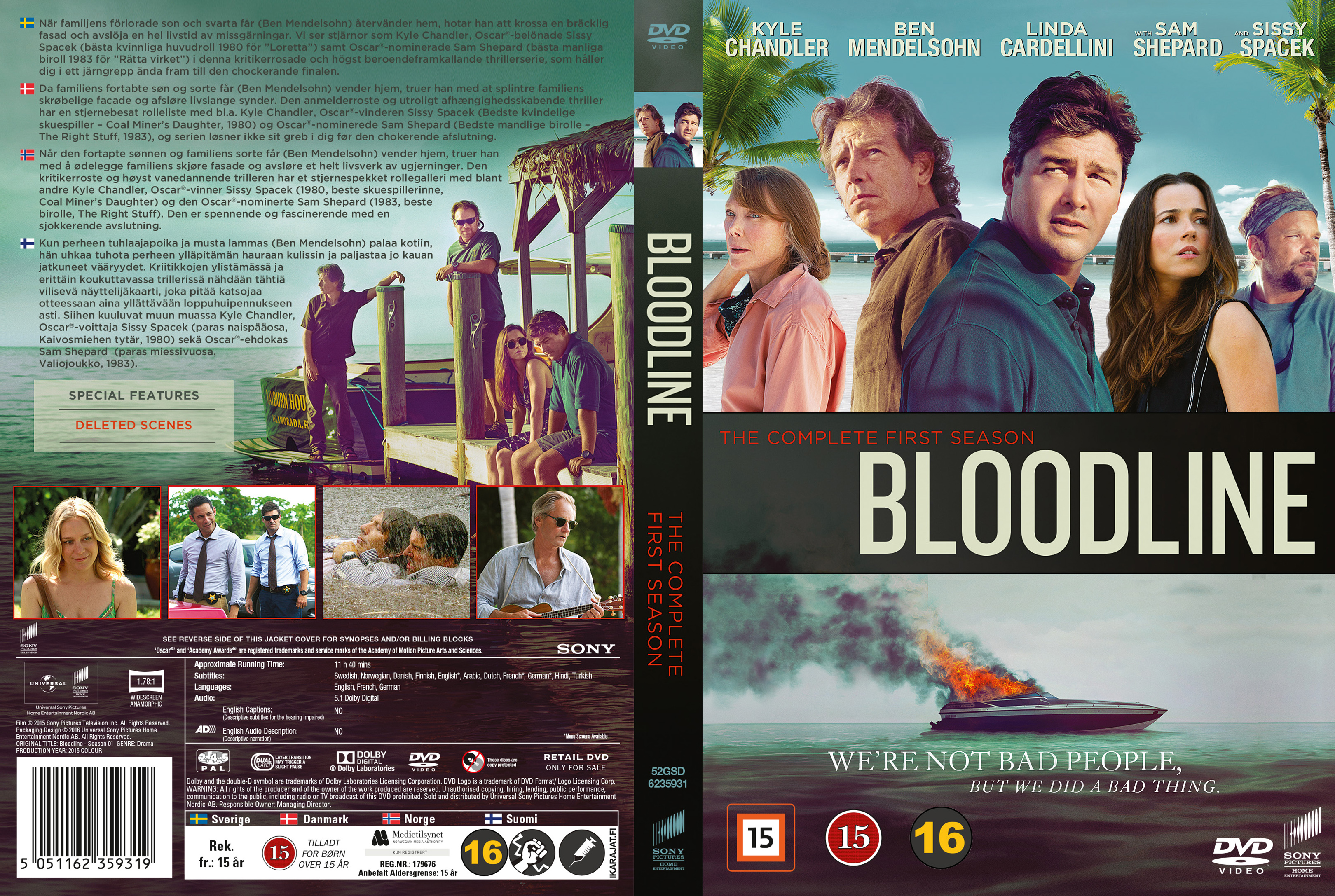 Elasticidad reacción Inocente COVERS.BOX.SK ::: Bloodline - Season 1 - Nordic (2015) - high quality DVD /  Blueray / Movie