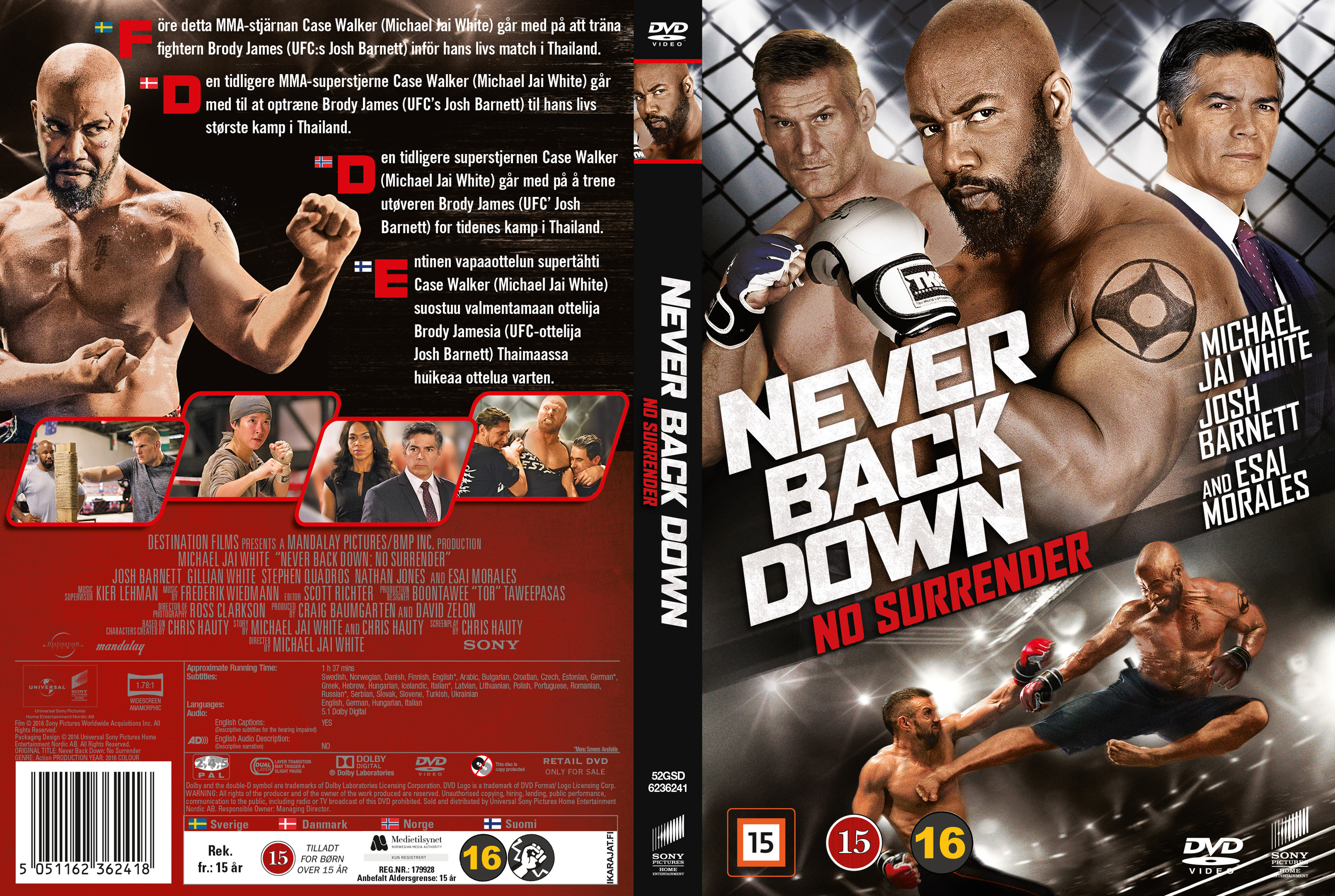 COVERS.BOX.SK ::: Never Back Down: No Surrender - Nordic (2016) - high  quality DVD / Blueray / Movie
