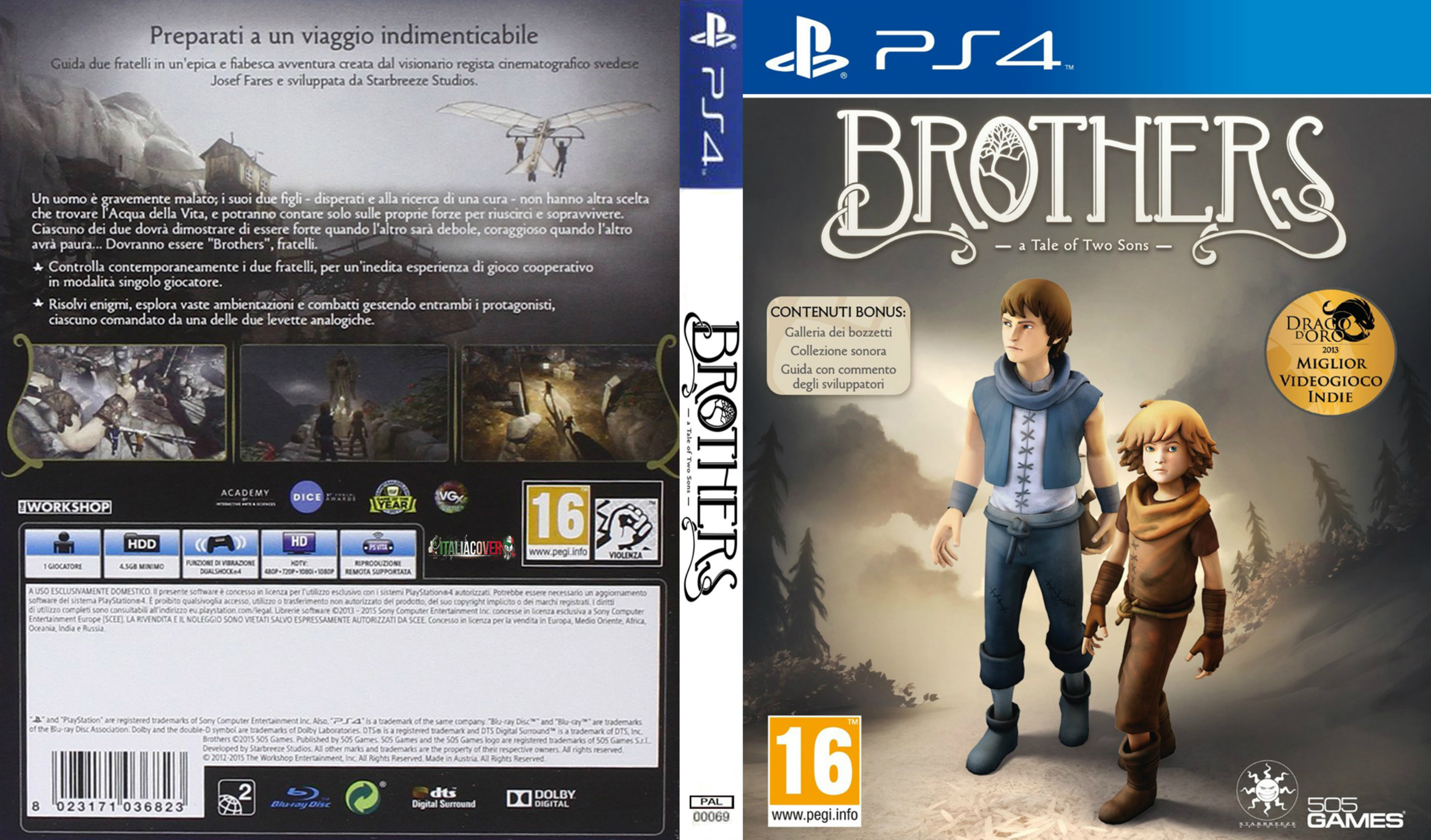 Игра брата 4. Brothers: a Tale of two sons ps4 диск. Brothers: a Tale of two sons обложка. Brothers Tale ps4. Brothers: a Tale of two sons пс4 обложка.