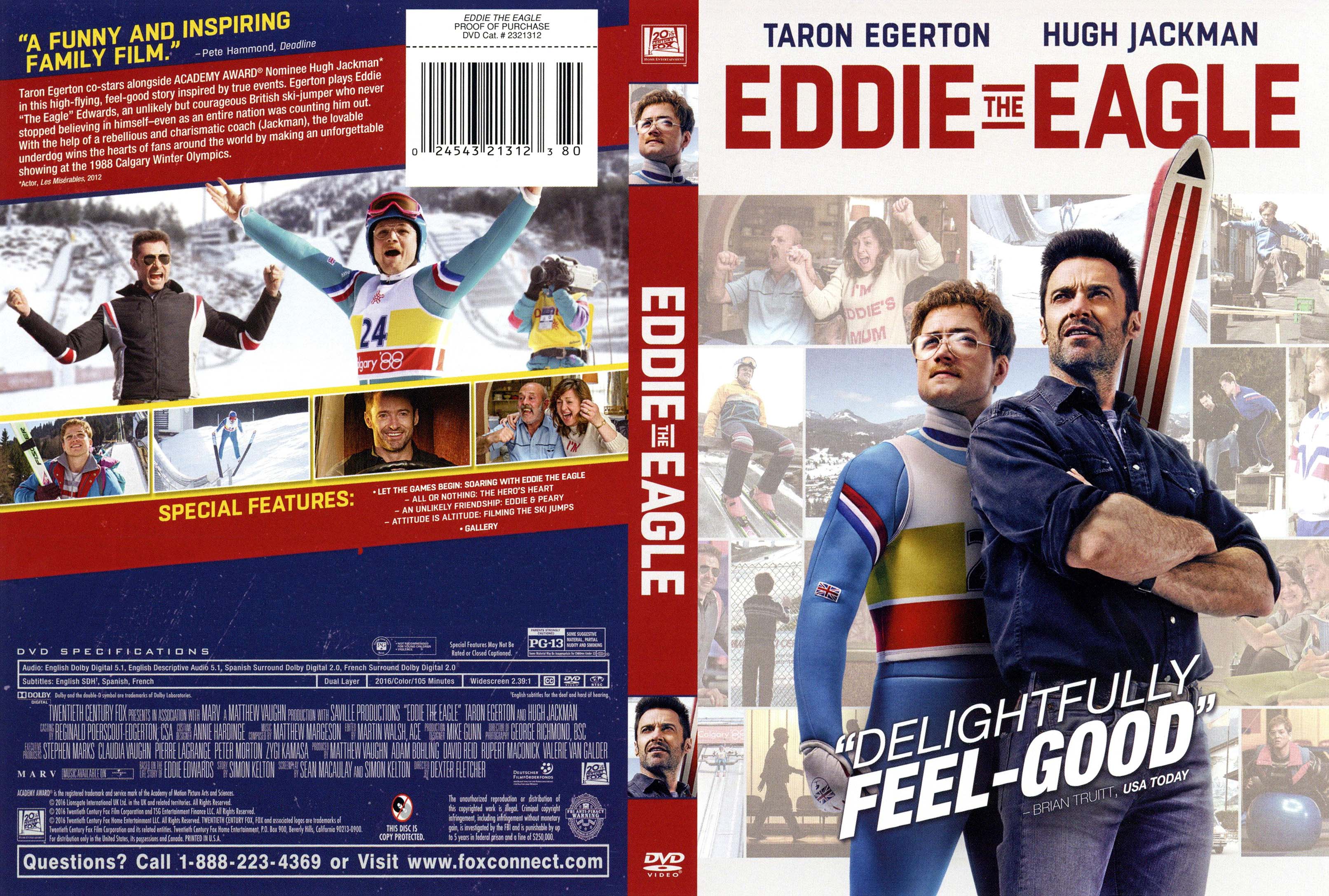 COVERS.BOX.SK ::: eddie the eagle - high quality DVD ...