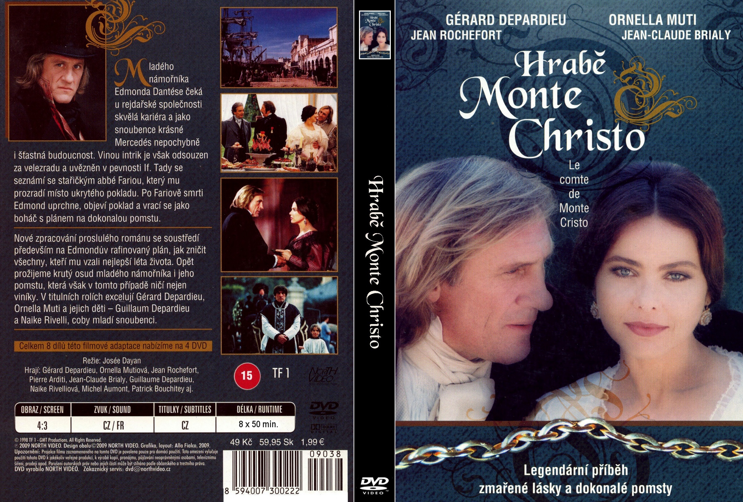 Covers Box Sk Le Comte De Monte Cristo 1998 High Quality Dvd Blueray Movie
