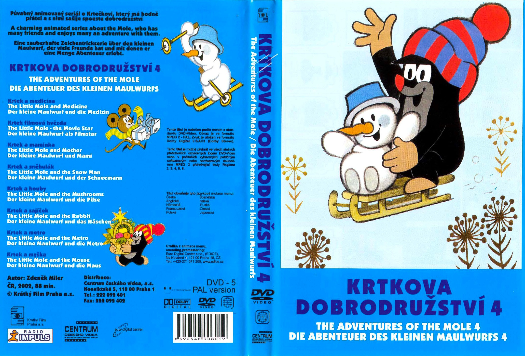 COVERS.BOX.SK ::: Krtkova dobrodruzstv?â?? 4 - high quality DVD