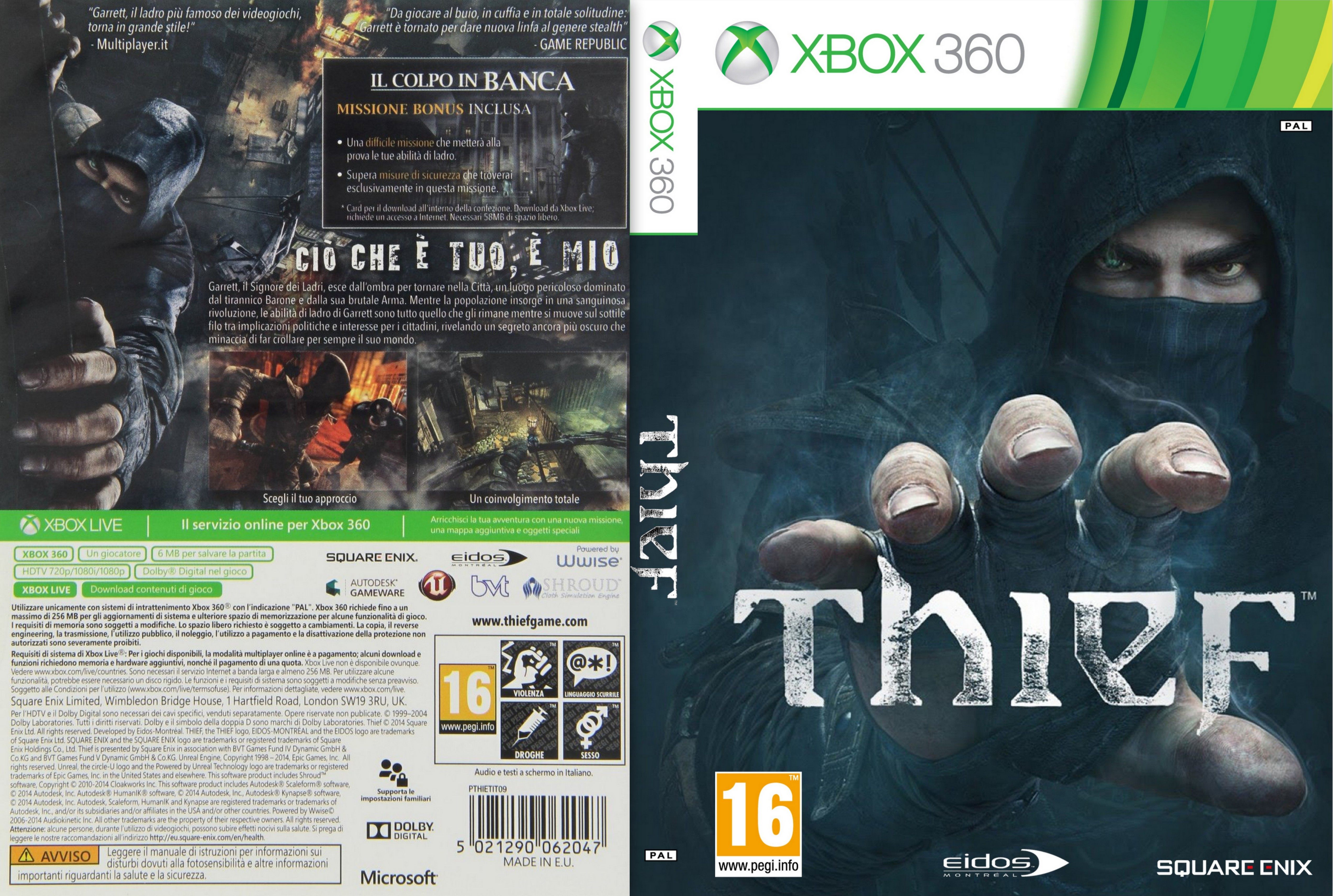 hilo ajedrez Patriótico COVERS.BOX.SK ::: Thief (2014) XBOX 360 - high quality DVD / Blueray / Movie