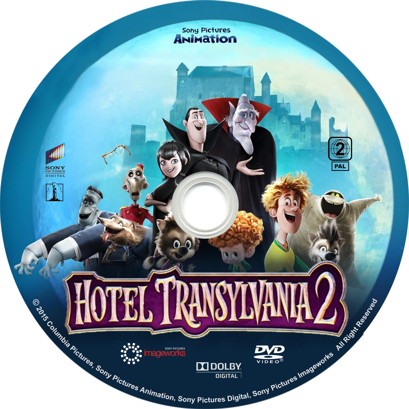 COVERS.BOX.SK ::: Hotel Transylvania 2 (2015) - high quality DVD ...