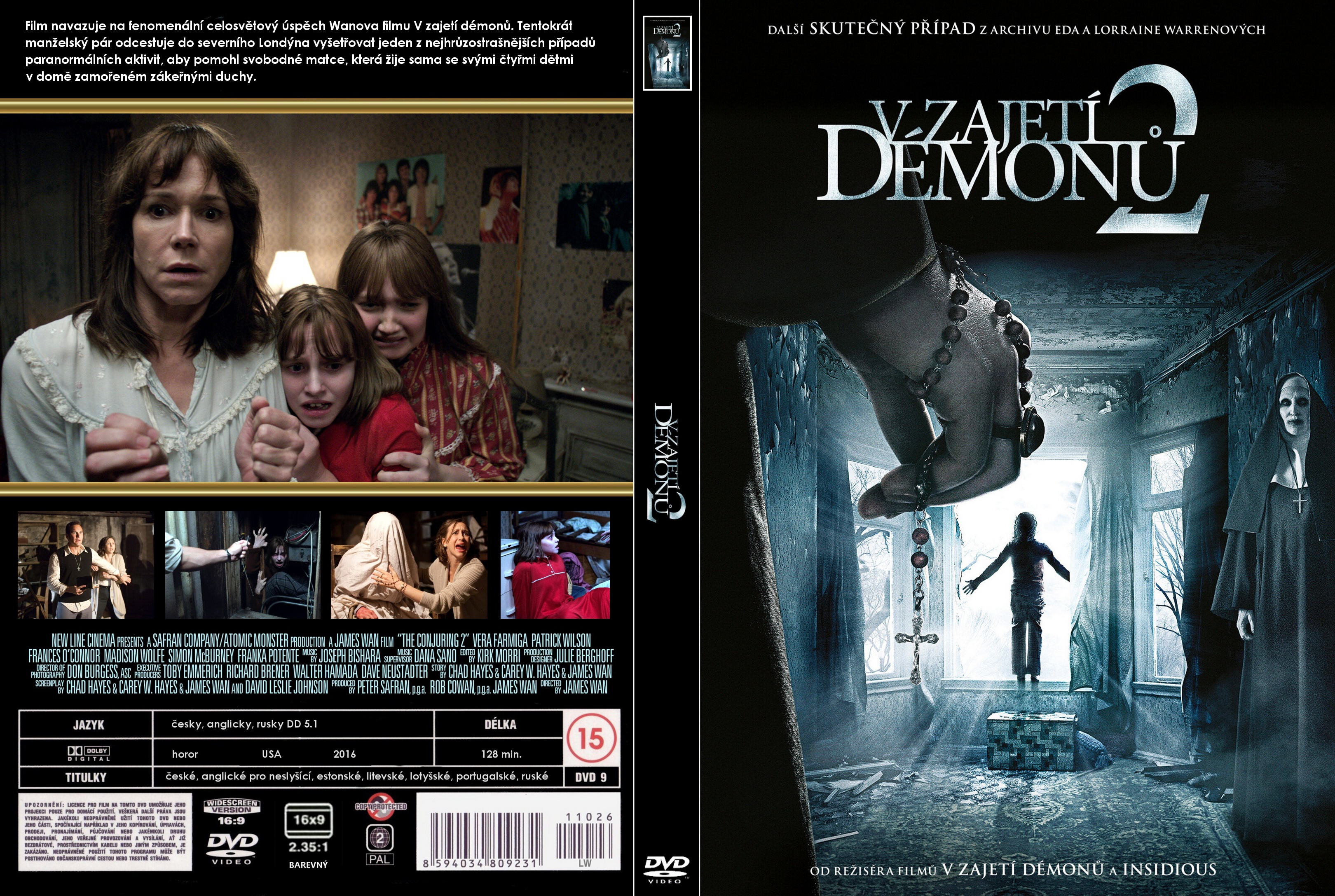 Klap Zakje Derde COVERS.BOX.SK ::: The Conjuring 2 (2016) - high quality DVD / Blueray /  Movie