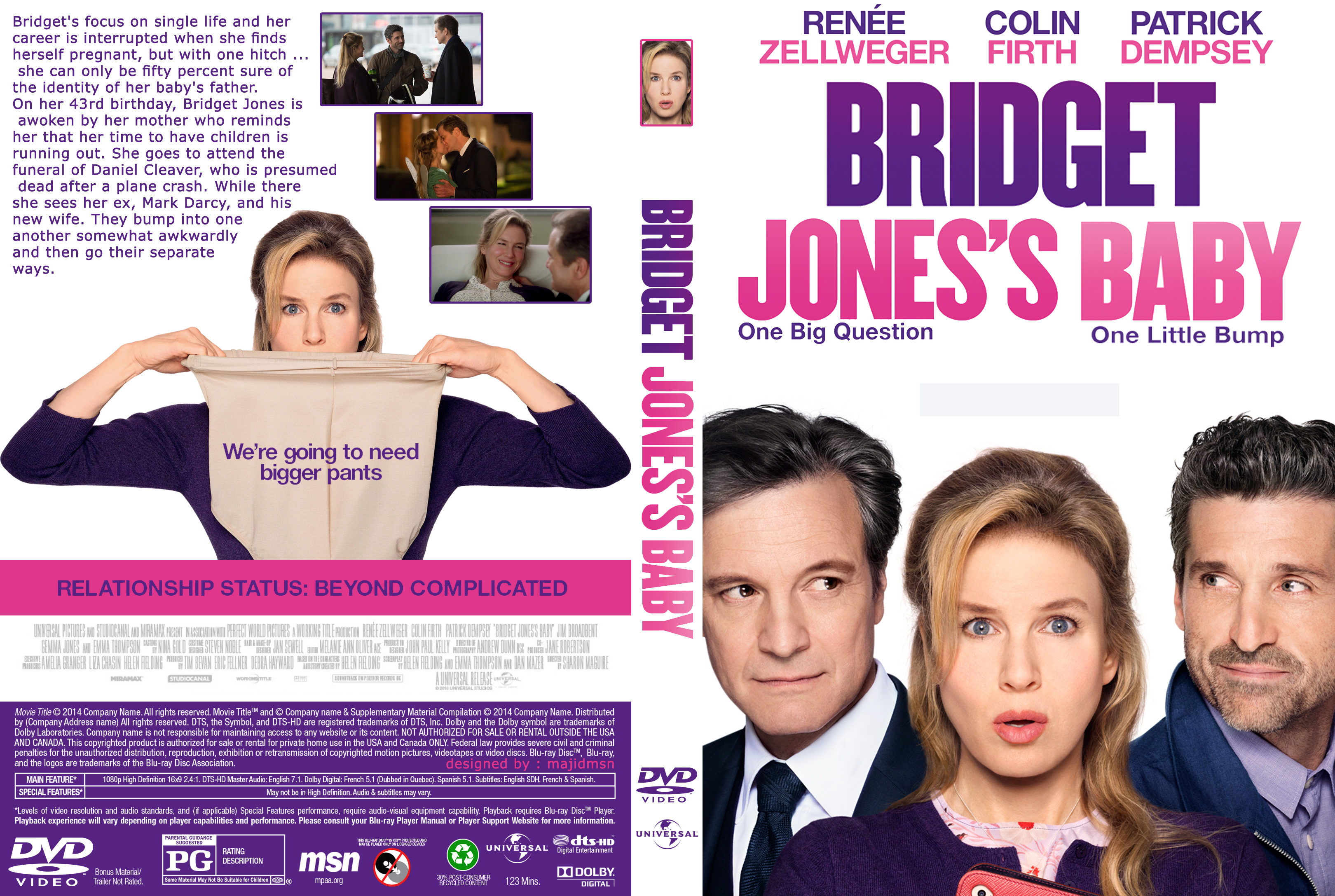 udbrud Fremmed desinfektionsmiddel COVERS.BOX.SK ::: Bridget Jones's Baby (2016) - high quality DVD / Blueray  / Movie
