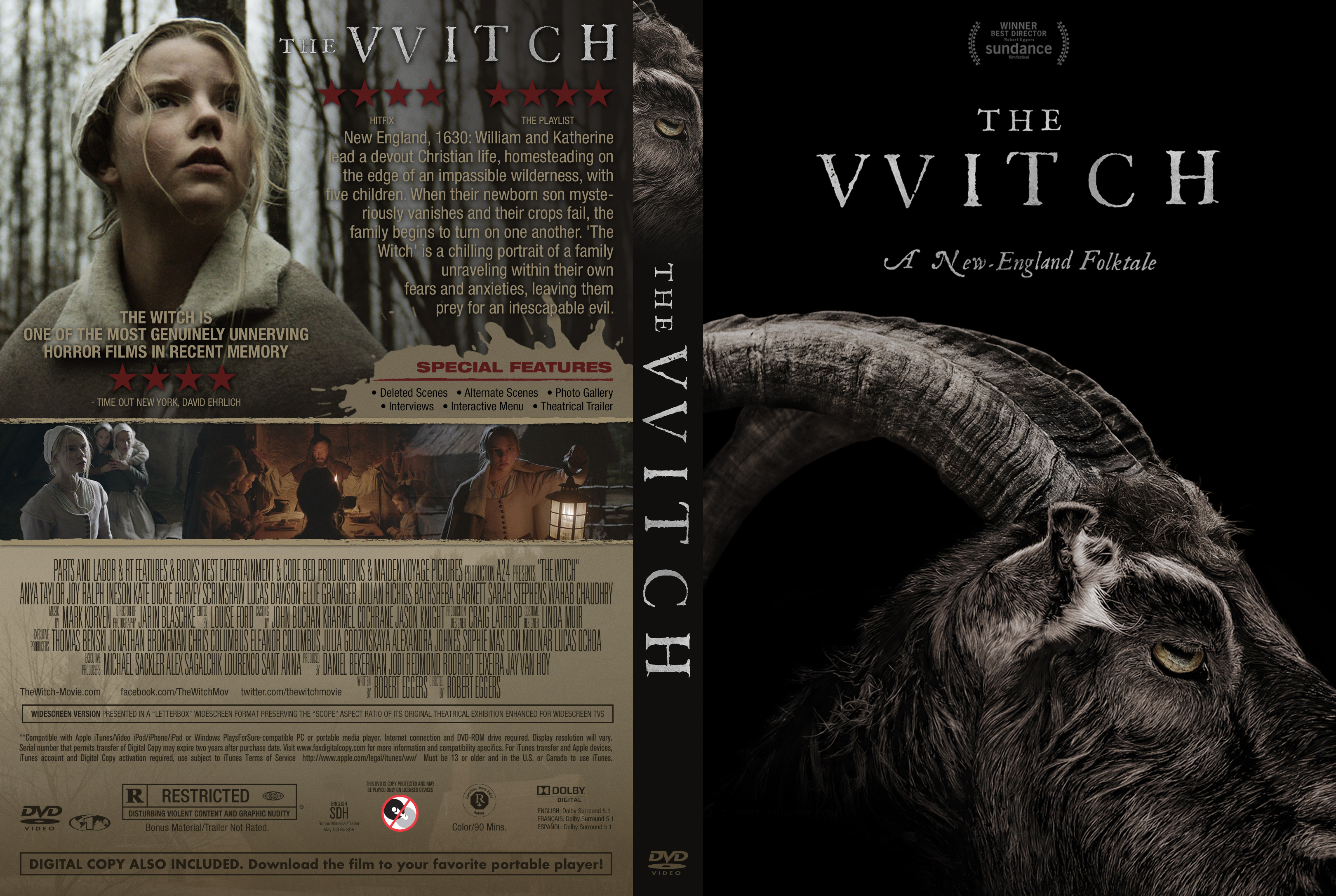 The Witch (2015) - front.