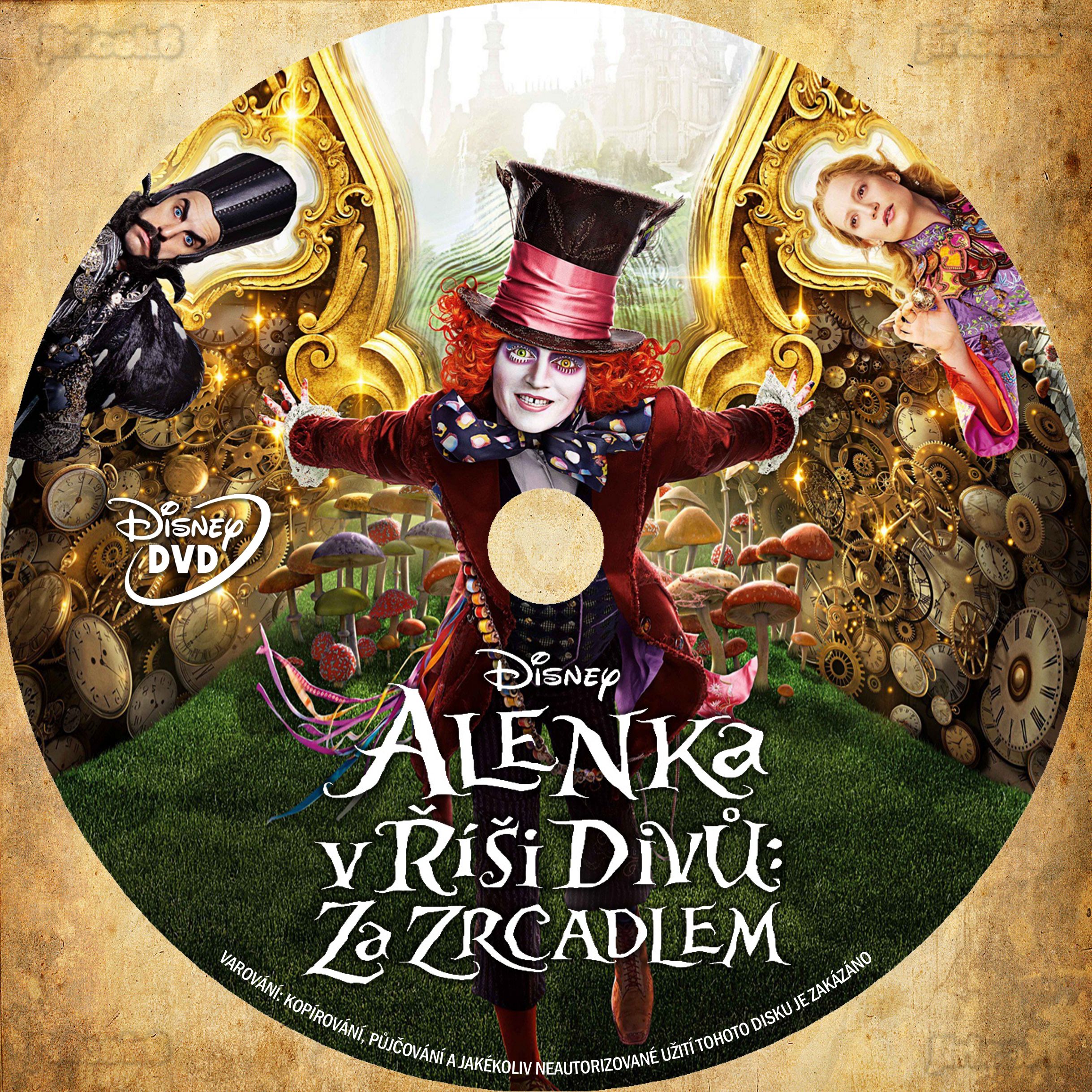 Covers Box Sk Alice In Wonderland Through The Looking Glass 2016 High Quality Dvd Blueray Movie