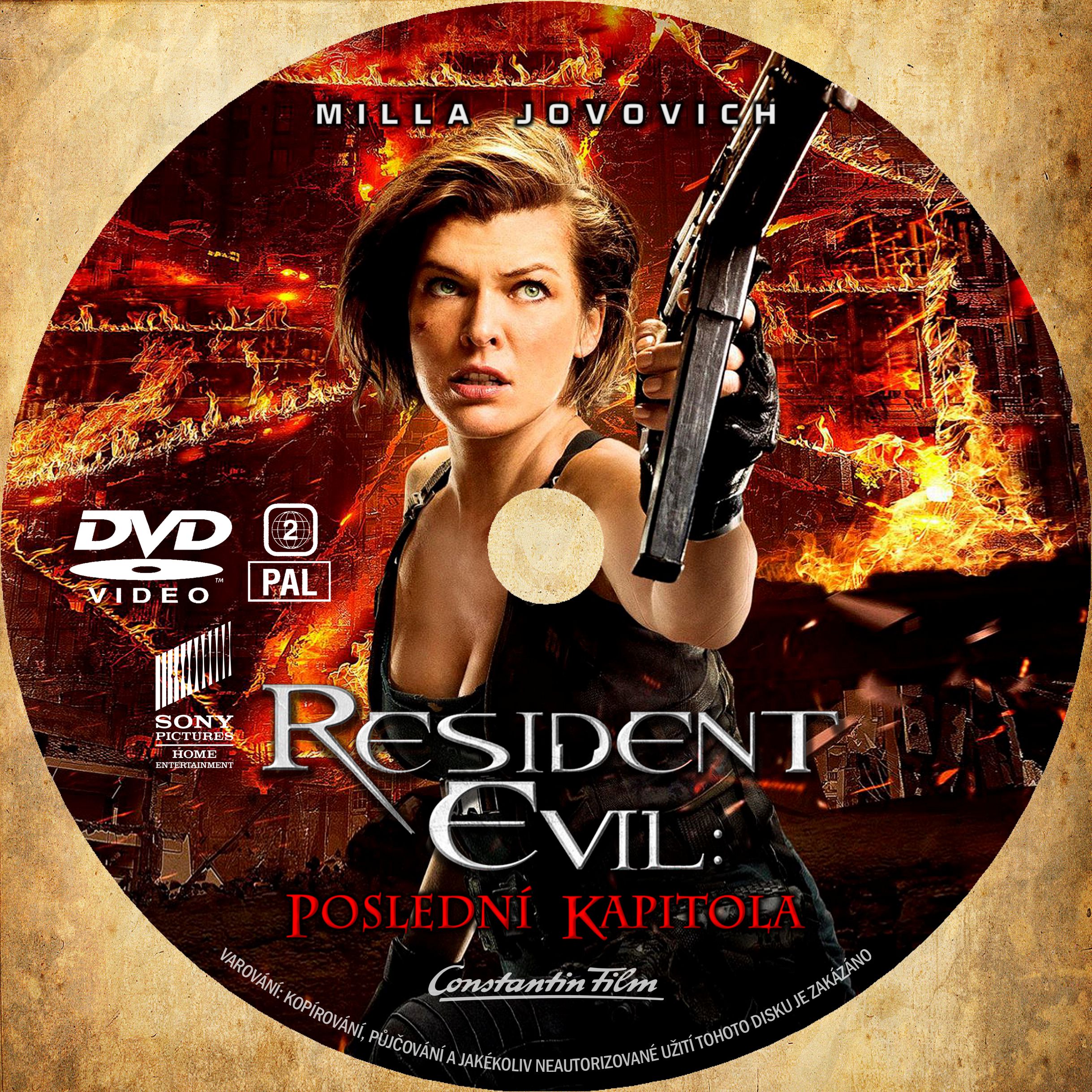 The Resident Evil: Final Chapter (DVD)