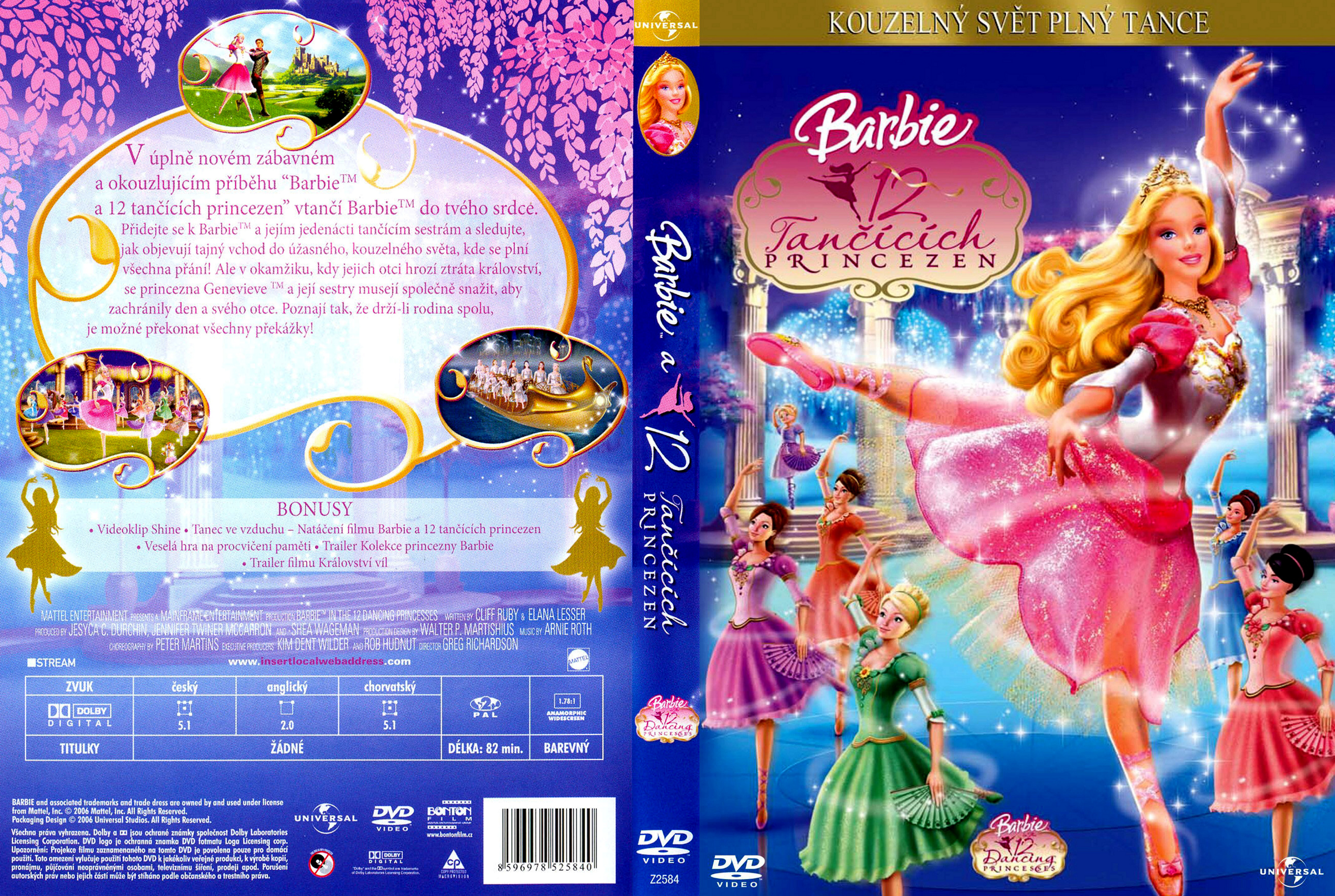 the 12 dancing princesses barbie full movie
