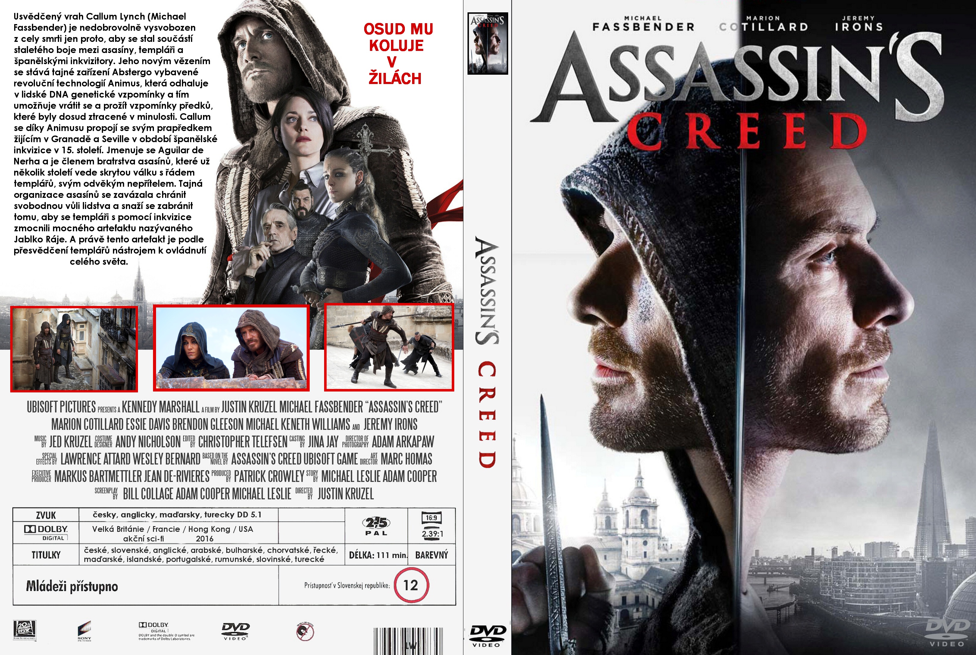 consumirse vendedor genéticamente COVERS.BOX.SK ::: Assassin?óÔé?Ôäós Creed (2016) - high quality DVD /  Blueray / Movie