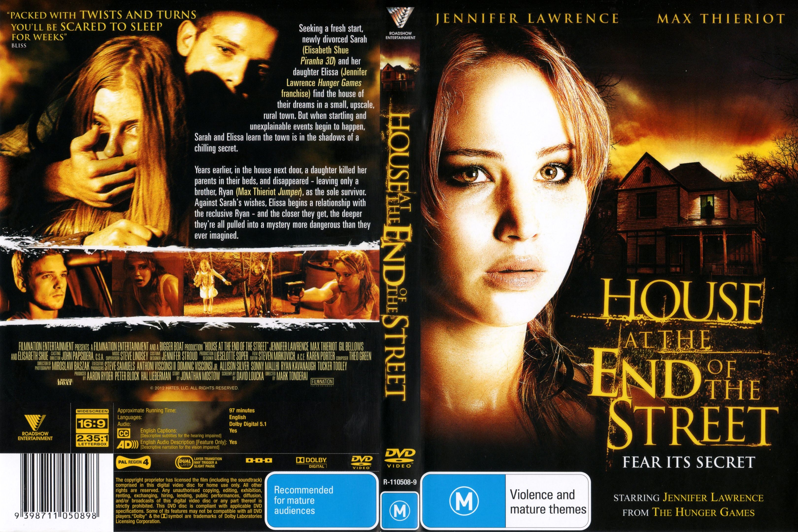 House At The End Of The Street Dvd Cover