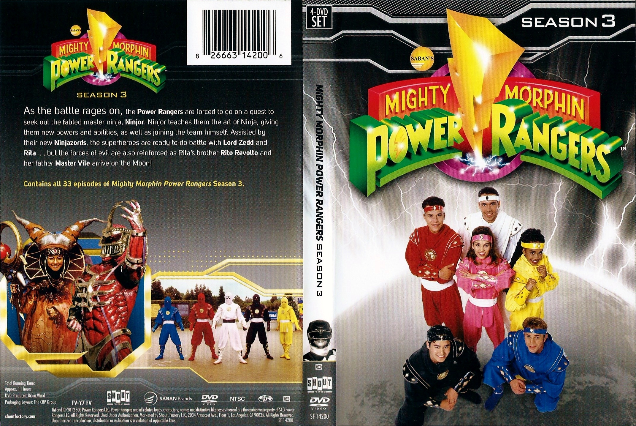 COVERS.BOX.SK ::: Mighty Morphin Power Rangers:Season 3 (199