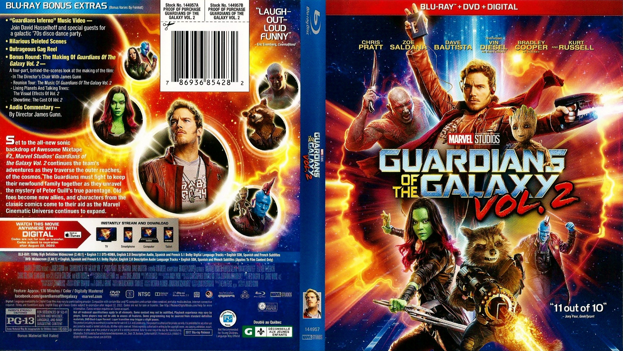 guardians of the galaxy 2 subtitles