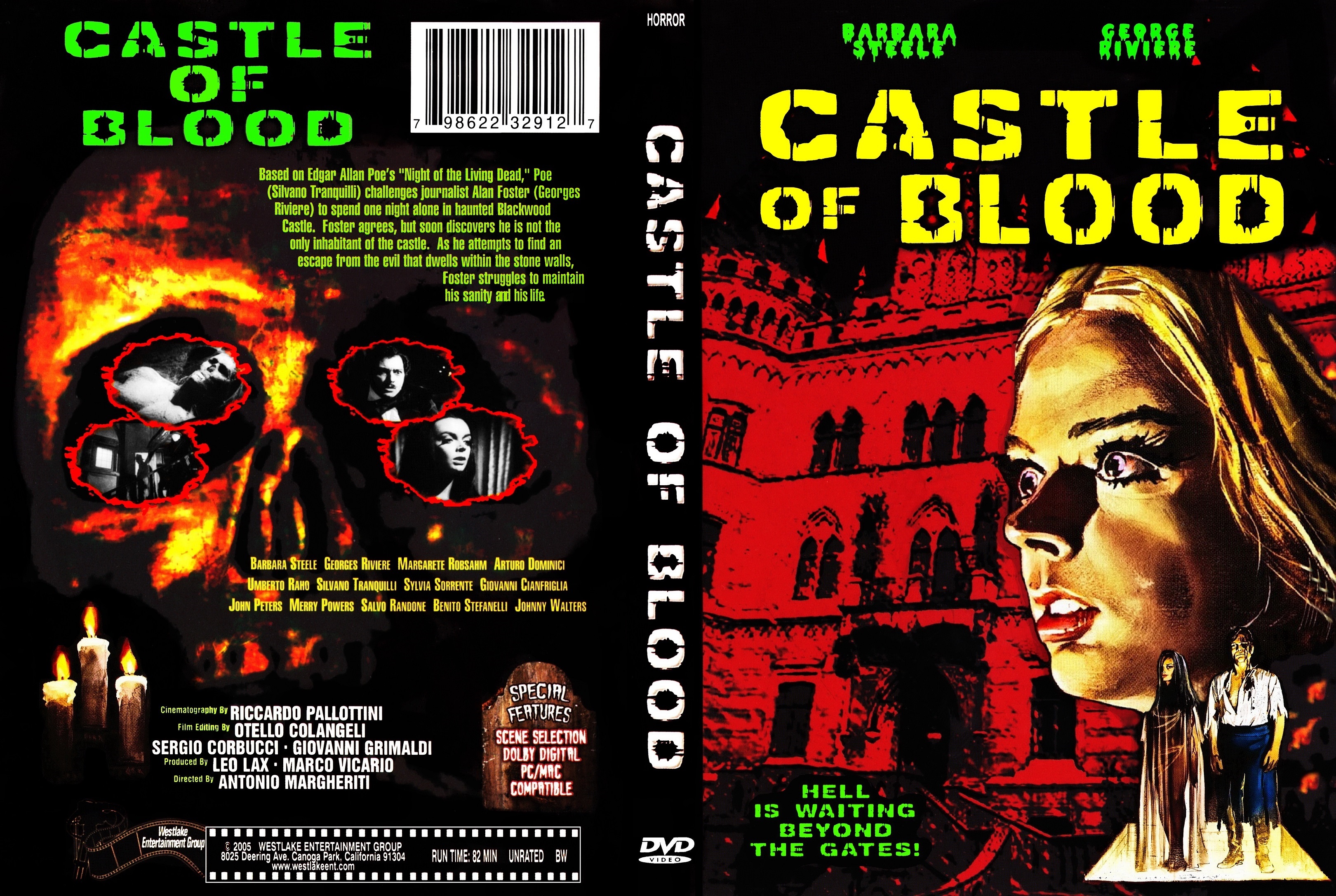 1964 Movie Poster Castle of Blood 