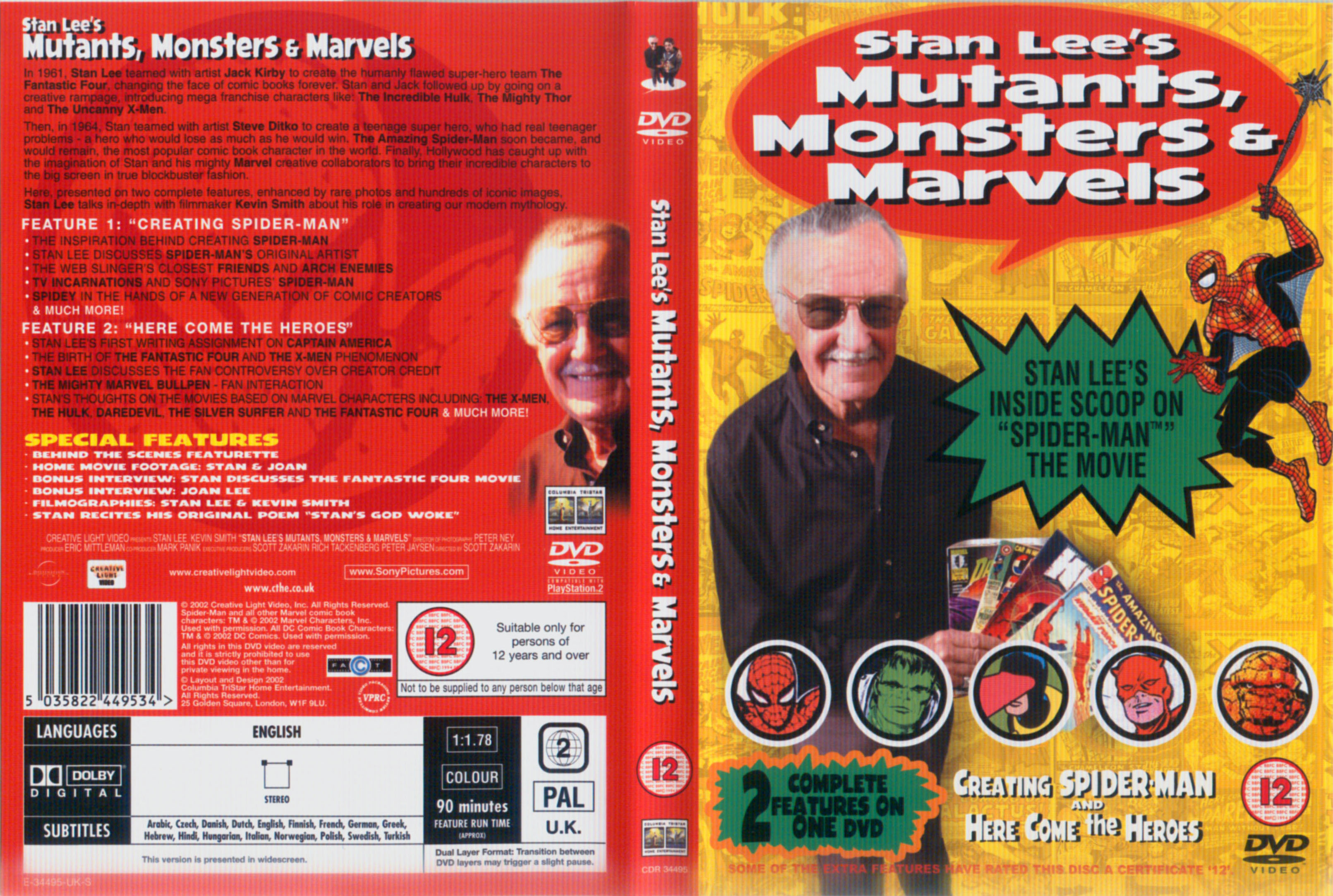 COVERS.BOX.SK ::: Stan Lee's Mutants, Monsters & Marvels (2002) - high  quality DVD / Blueray / Movie