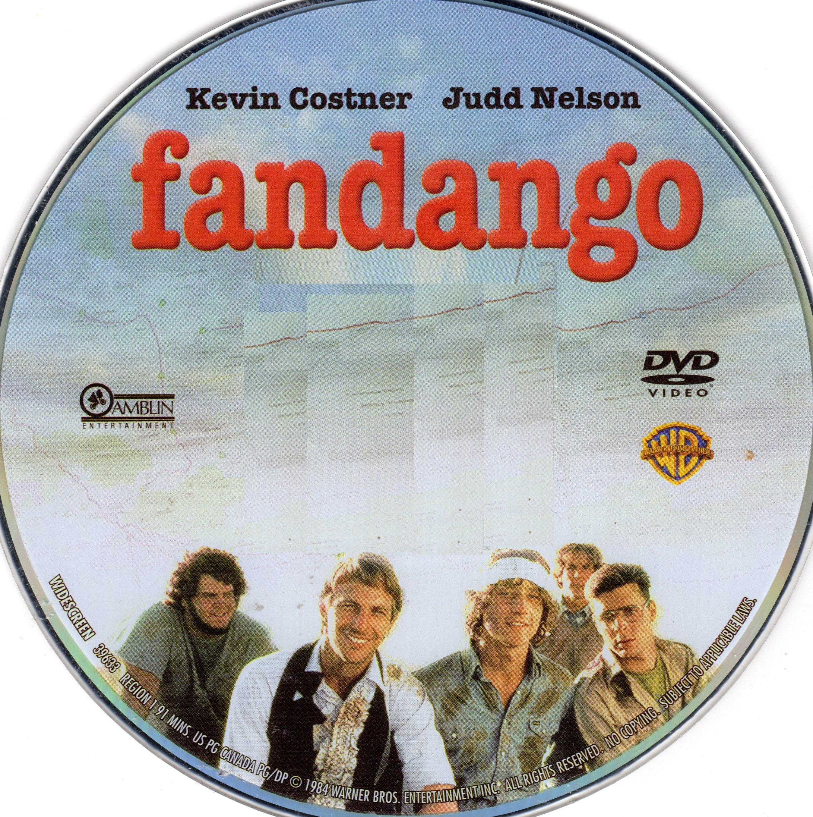 COVERS.BOX.SK ::: Fandango (1985) - high quality DVD / Blueray / Movie