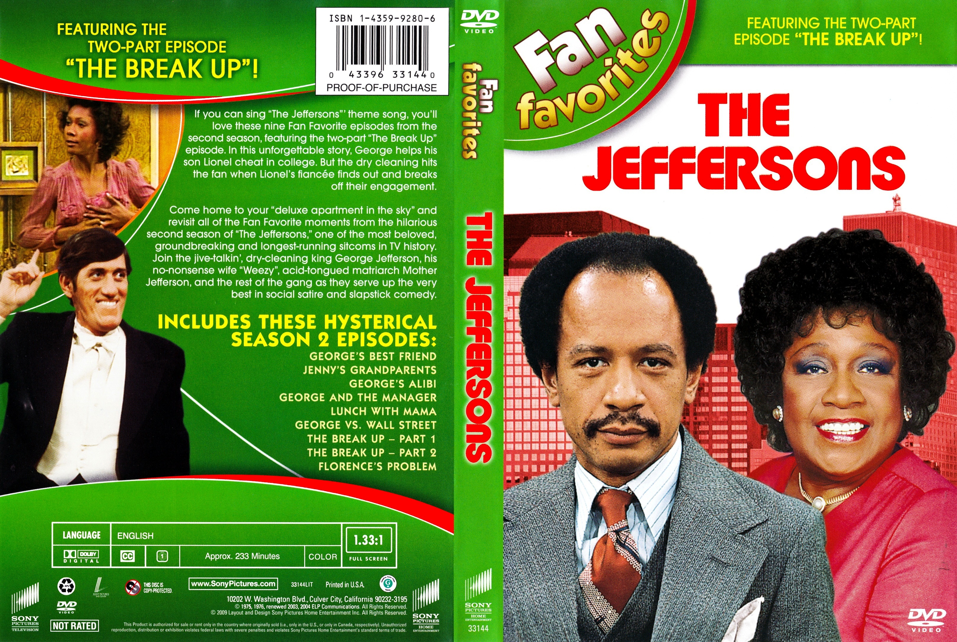 COVERS.BOX.SK ::: jeffersons fan favorites - high quality DVD ...