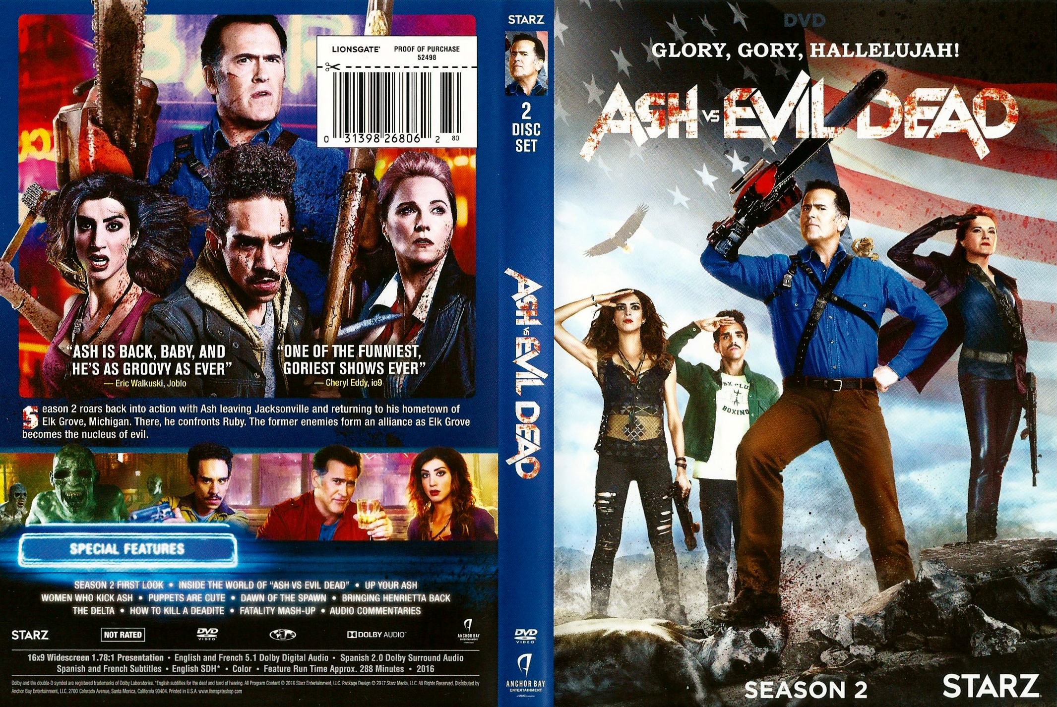 Covers Box Sk Ash Vs Evil Dead Season 2 2016 High Quality Dvd Blueray Movie