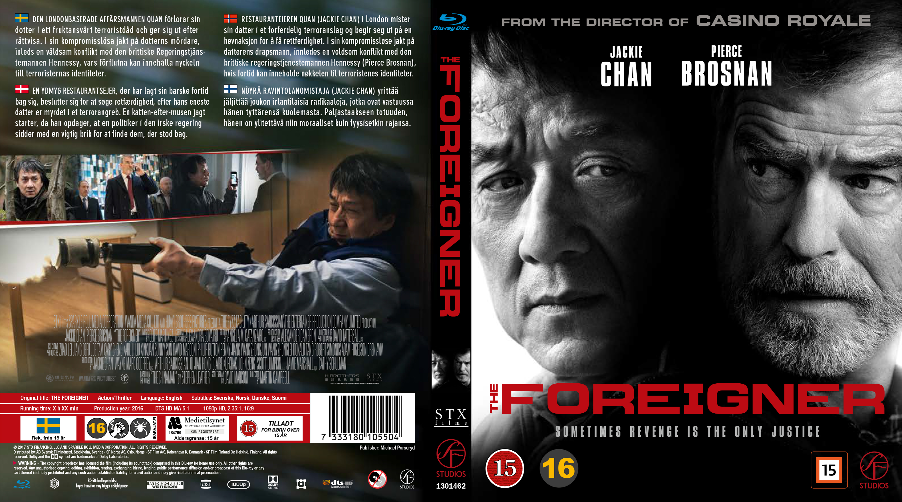 COVERS.BOX.SK ::: The Foreigner - Nordic - Blu-Ray (2017) - high ...