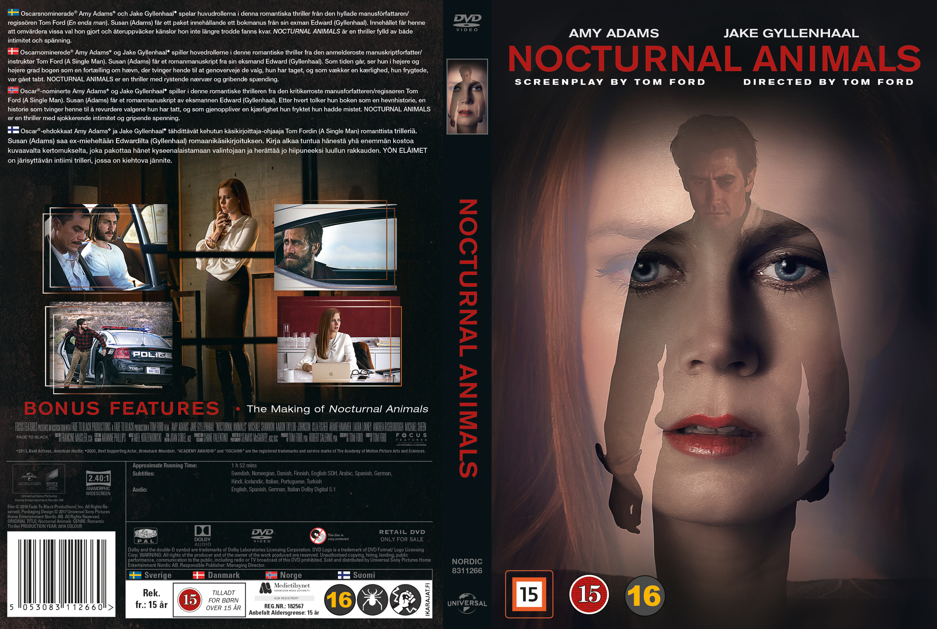  ::: Nocturnal Animals - Nordic (2016) - high quality DVD /  Blueray / Movie