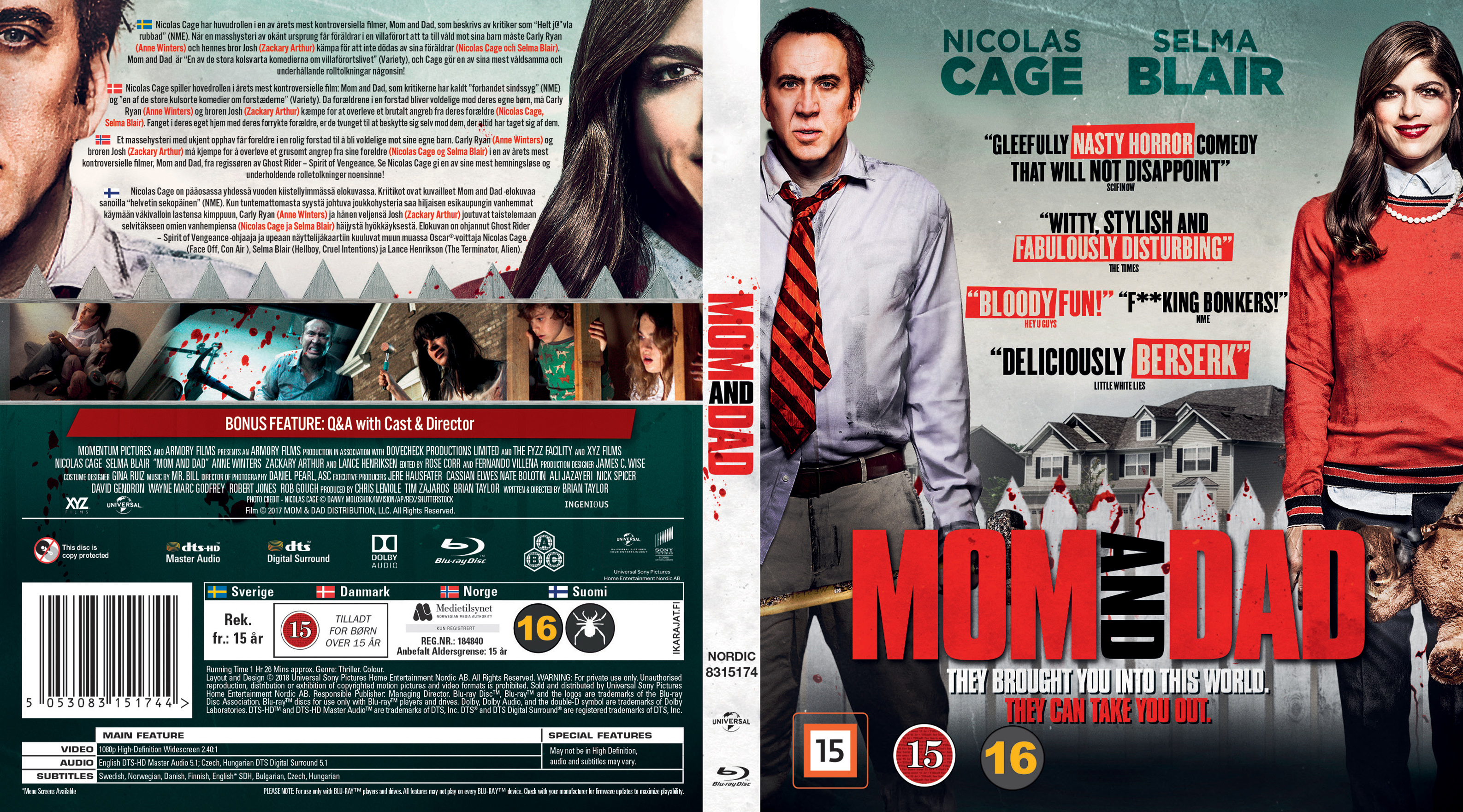 COVERS.BOX.SK ::: Mom and Dad - Nordic - Blu-Ray (2017) - high