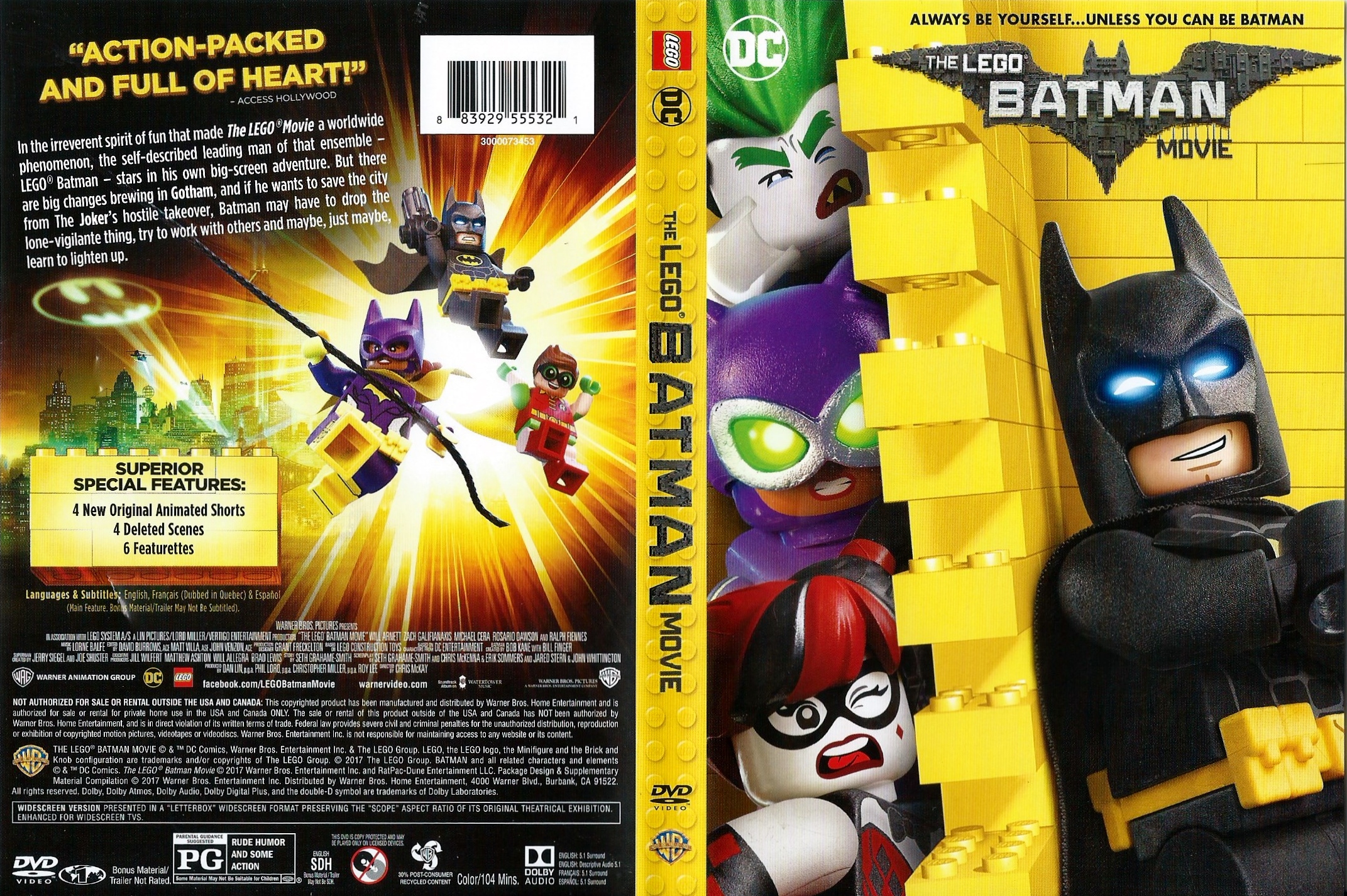  ::: The Lego Batman Movie (2017) - high quality DVD / Blueray  / Movie