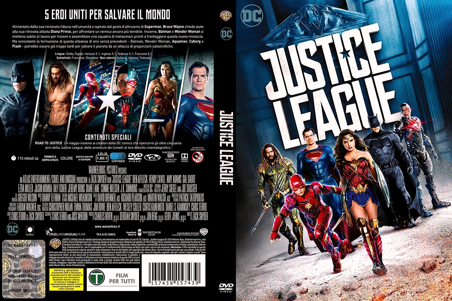 Justice League Dvd Cover