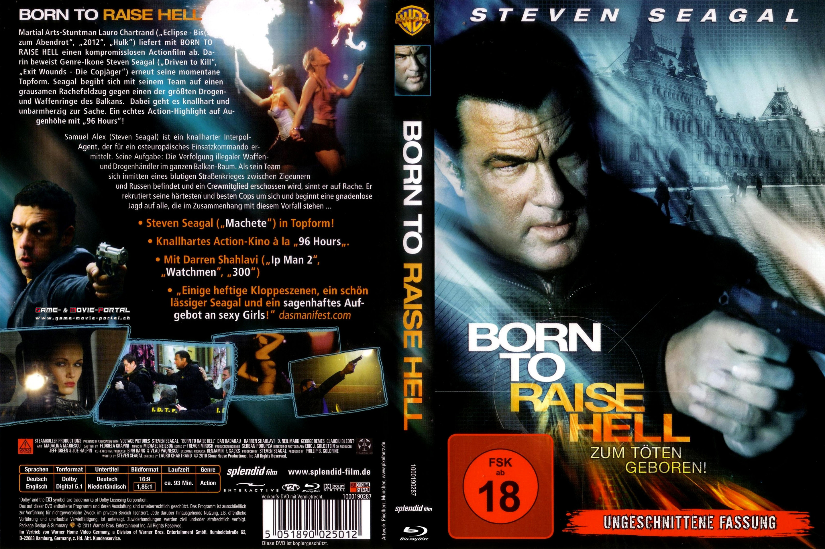 Born to Raise Hell (2010) - front back.