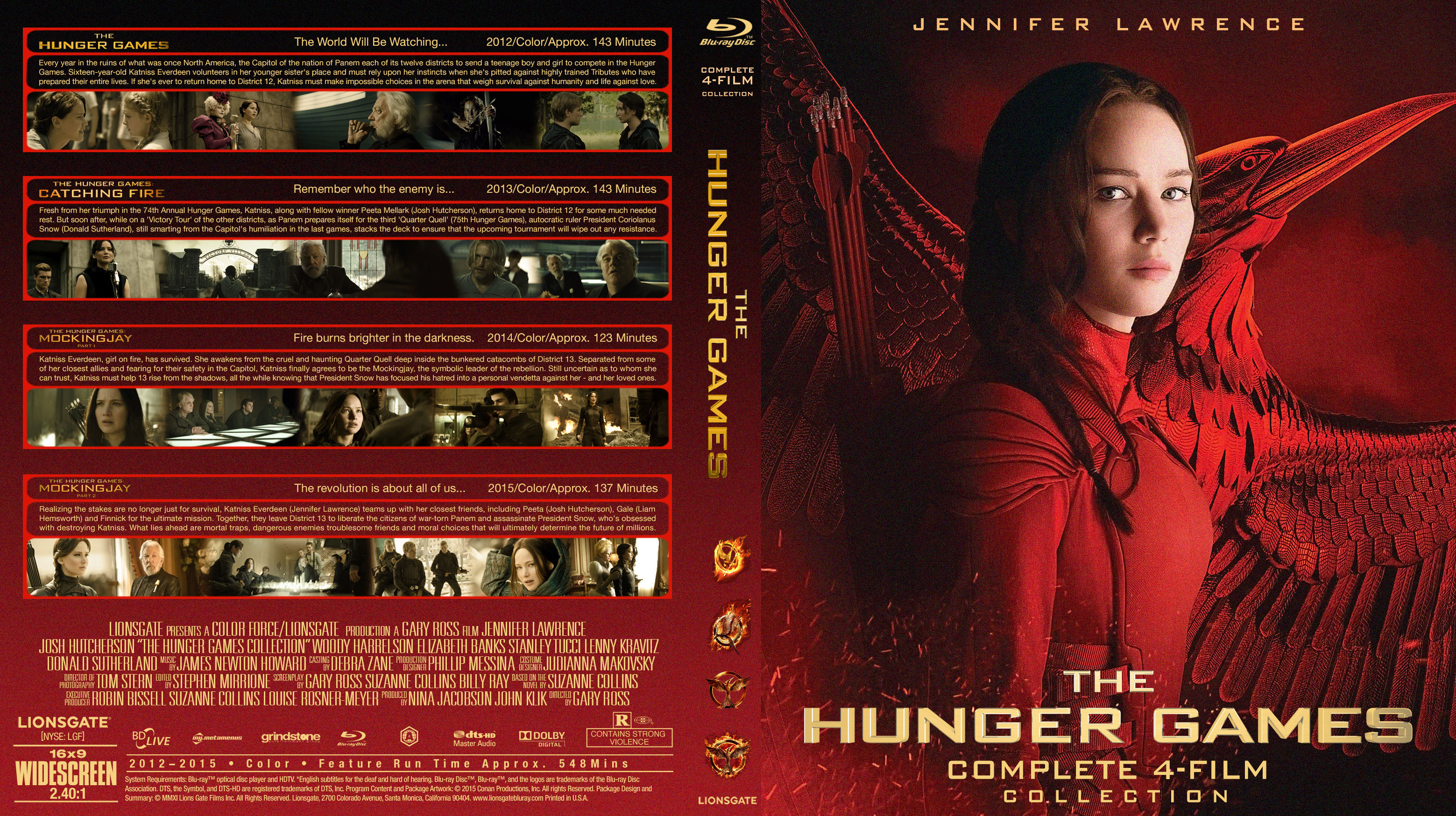 BLURAY English Movie The Hunger Games Collection