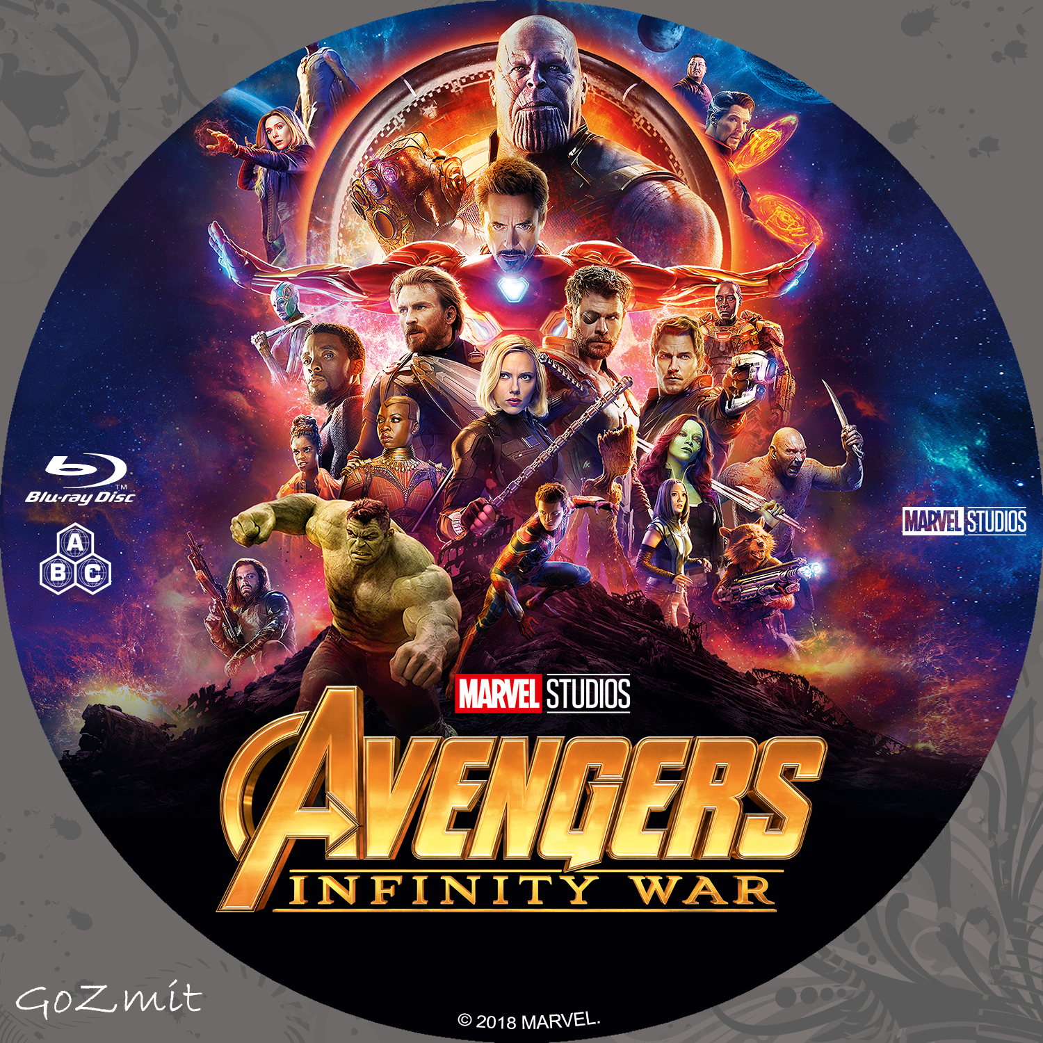 Templado autor cache COVERS.BOX.SK ::: Avengers: Infinity War - Nordic - Blu-Ray (2018) - high  quality DVD / Blueray / Movie