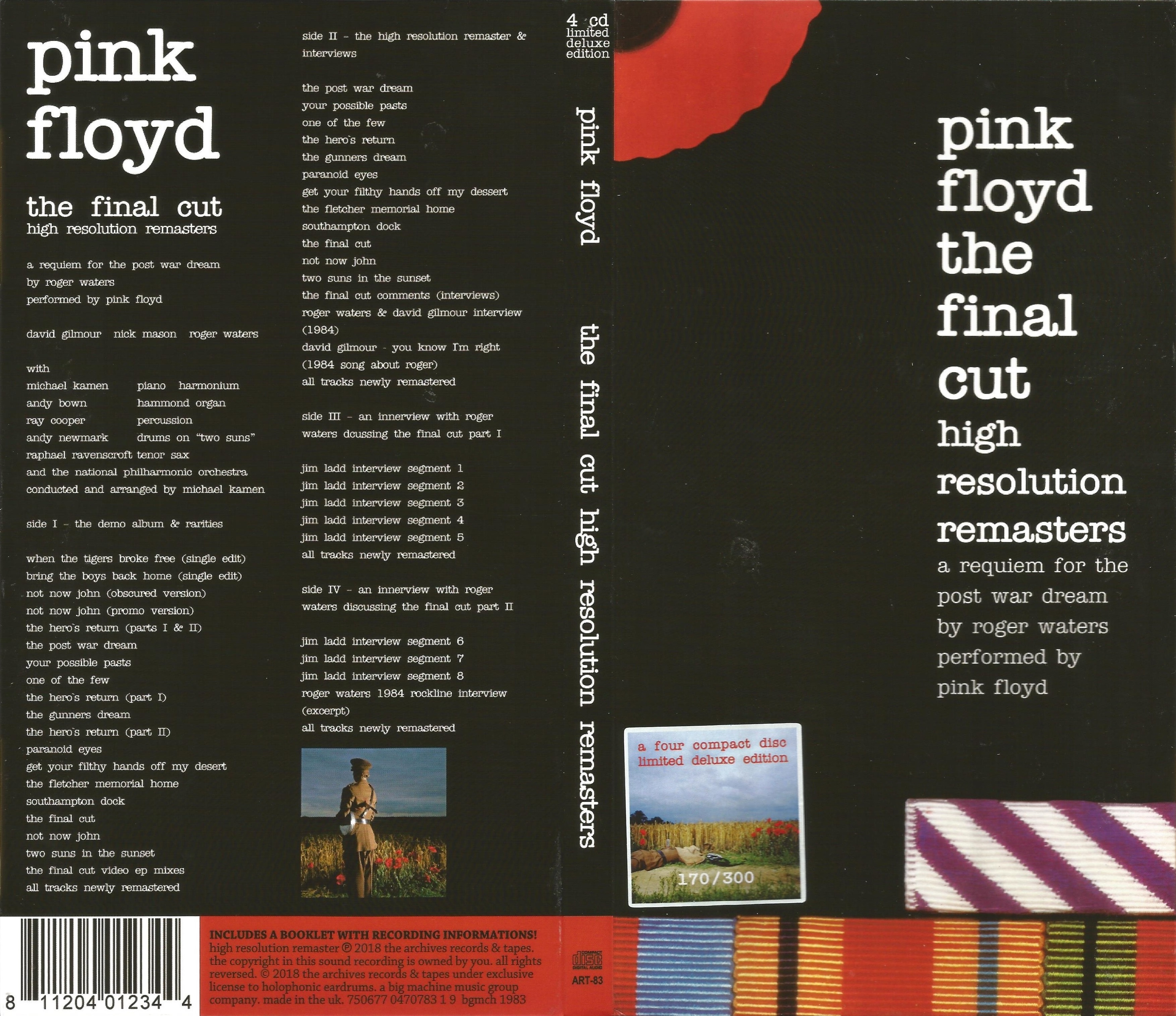 COVERS.BOX.SK ::: Pink Floyd - The Final Cut High Resolution Remasteres  (2018) Box - high quality DVD / Blueray / Movie