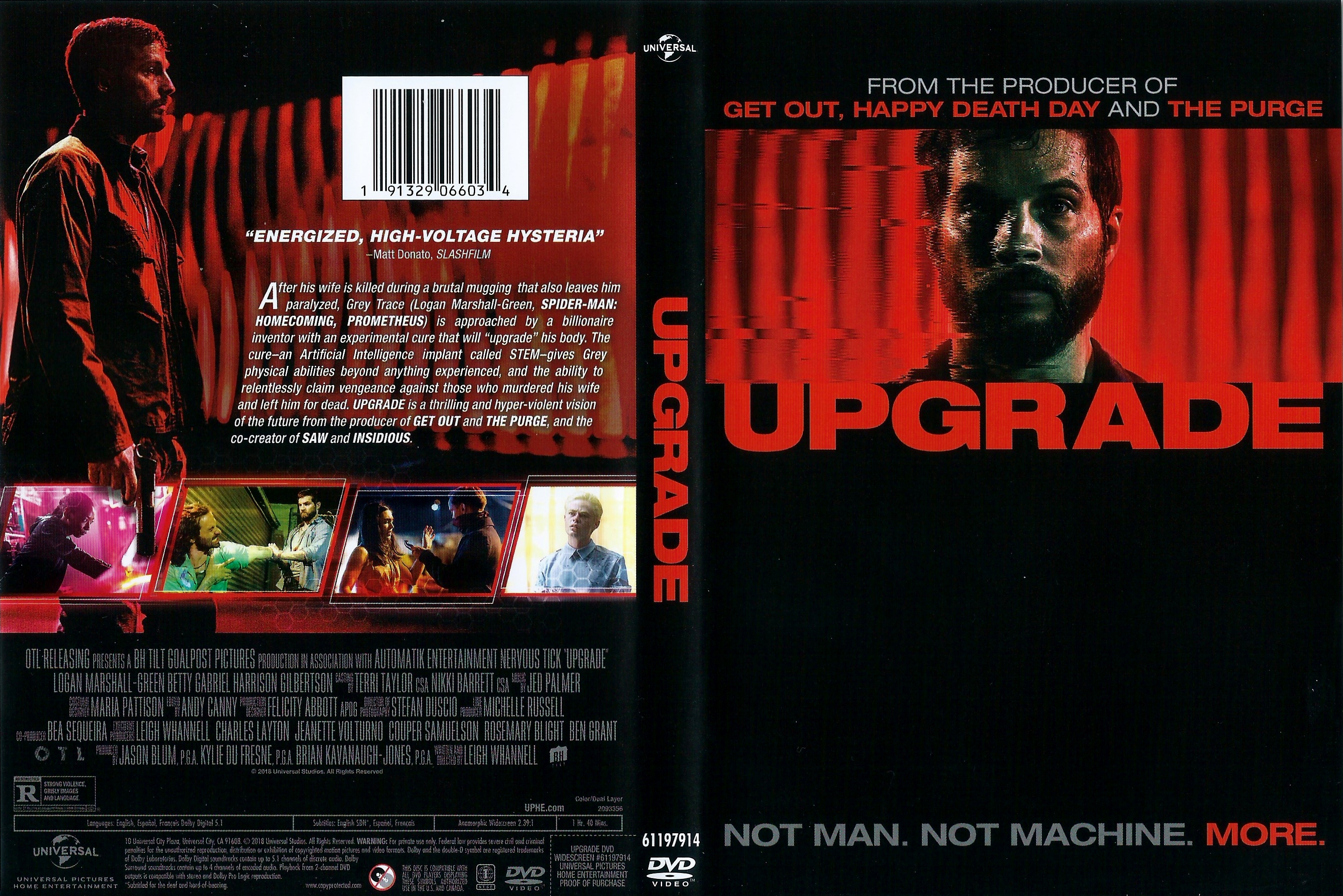 COVERS.BOX.SK ::: Upgrade (2018) - high quality DVD / Blueray / Movie