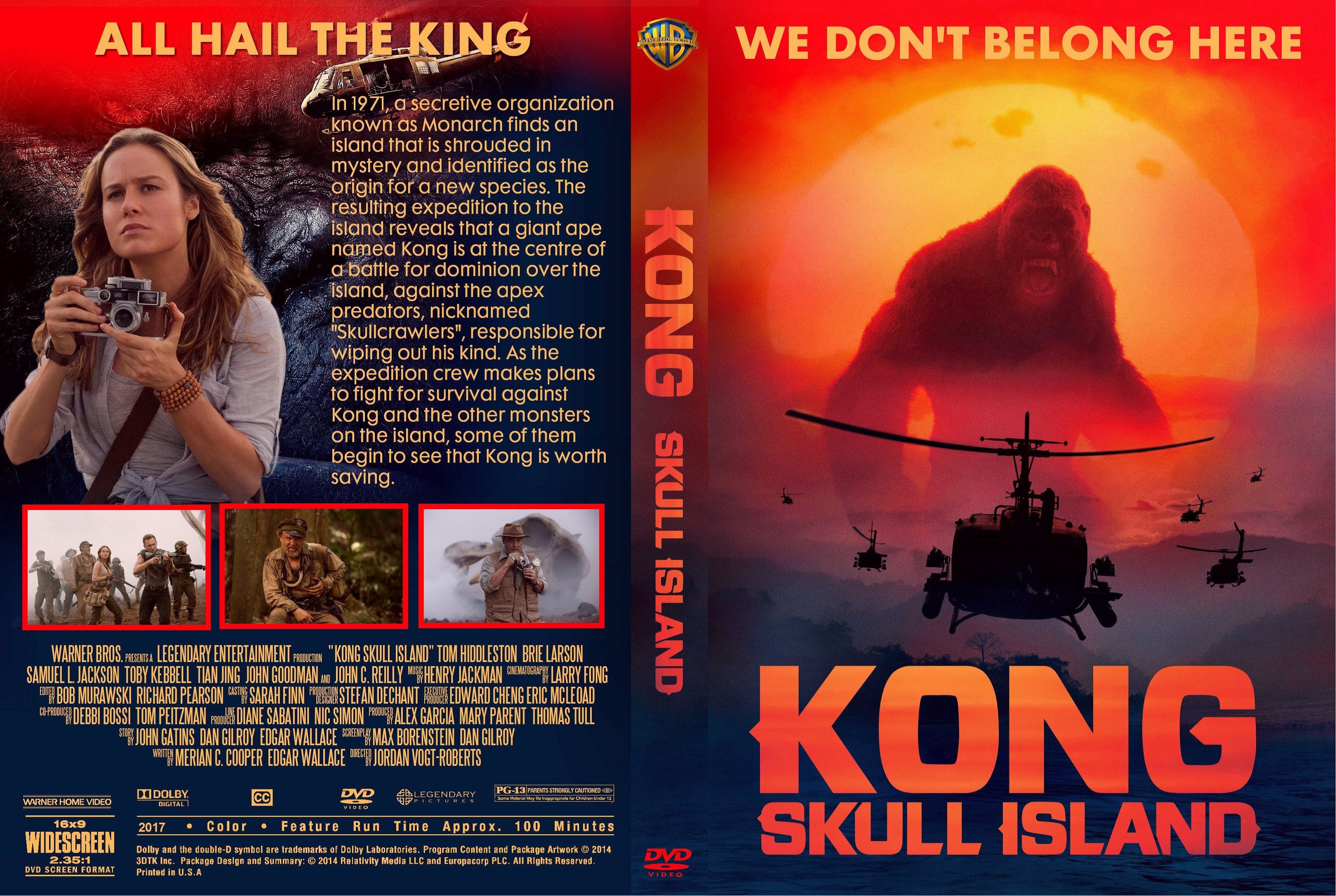 Covers Box Sk Kong Skull Island High Quality Dvd Blueray