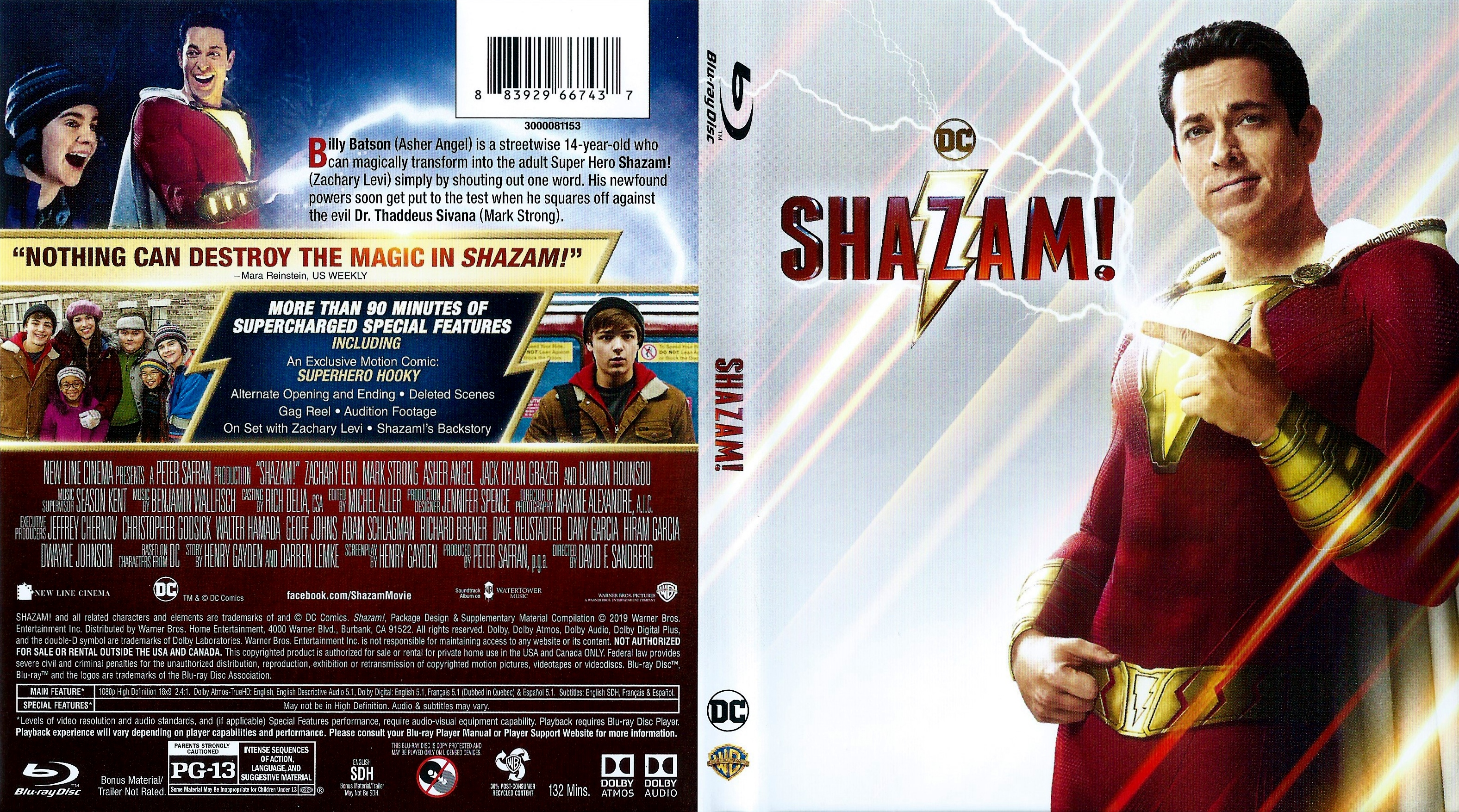 Слушать музыку шазам 2024. Шазам! 2019 DVD Cover. Шазам! (2019) Обложка. Рей Шазам.